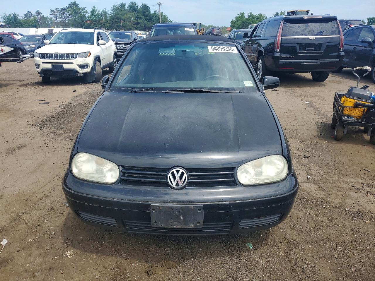 1999 Volkswagen Cabrio Gls Черный vin: 3VWDB61E4XM811538