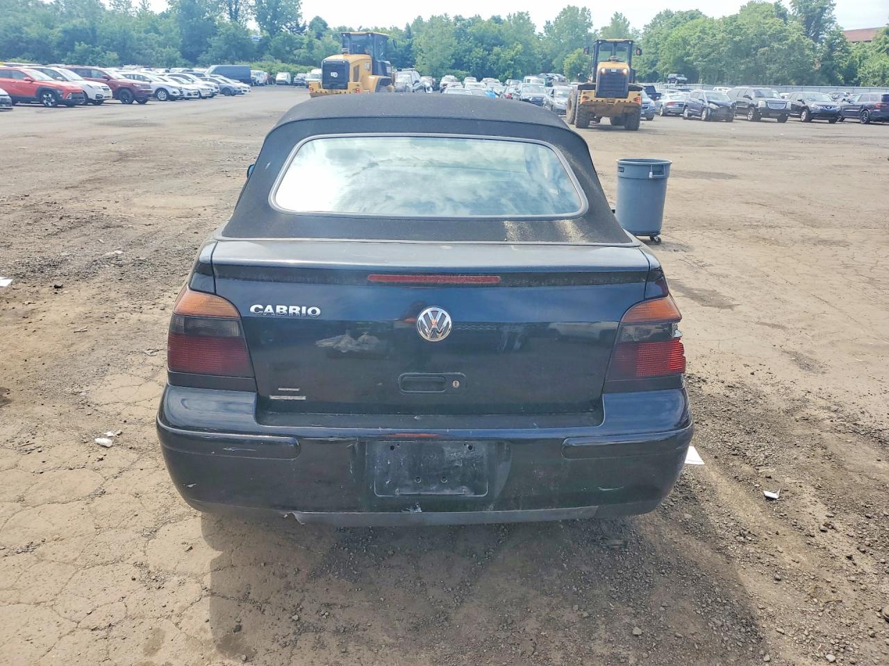 1999 Volkswagen Cabrio Gls Черный vin: 3VWDB61E4XM811538