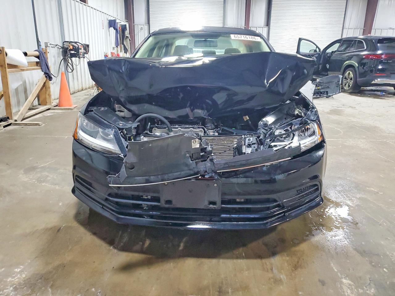 2017 Volkswagen Jetta Se Black vin: 3VWDB7AJ1HM368690