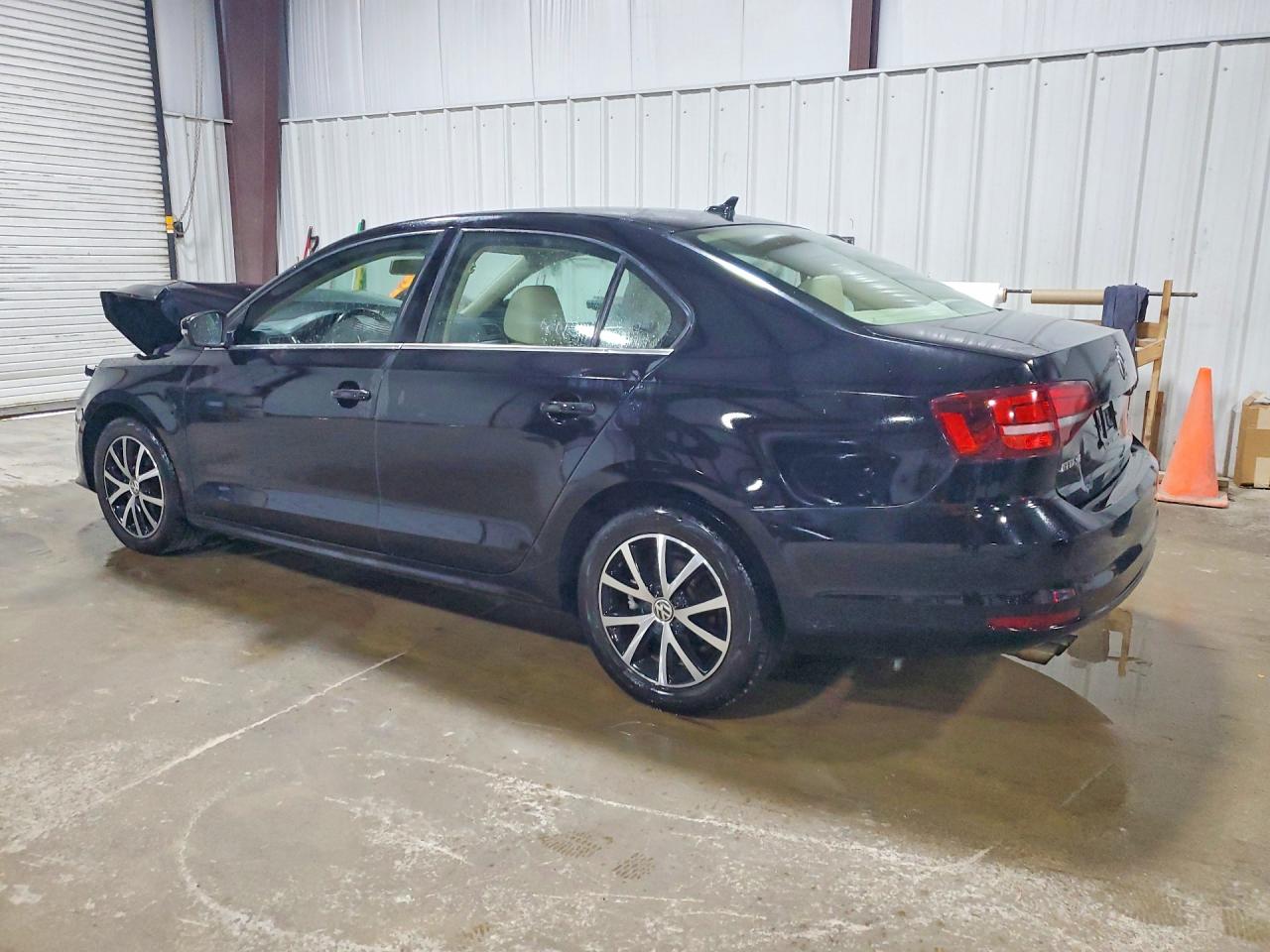 2017 Volkswagen Jetta Se Black vin: 3VWDB7AJ1HM368690