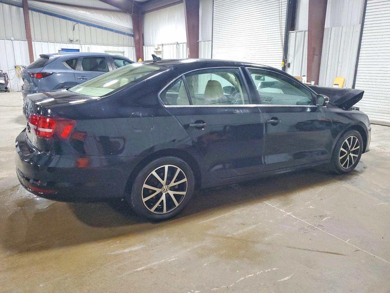 2017 Volkswagen Jetta Se Black vin: 3VWDB7AJ1HM368690