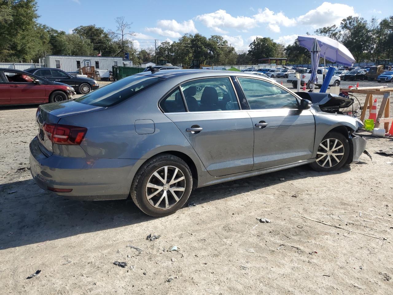 2017 Volkswagen Jetta Se Серебряный vin: 3VWDB7AJ1HM401204