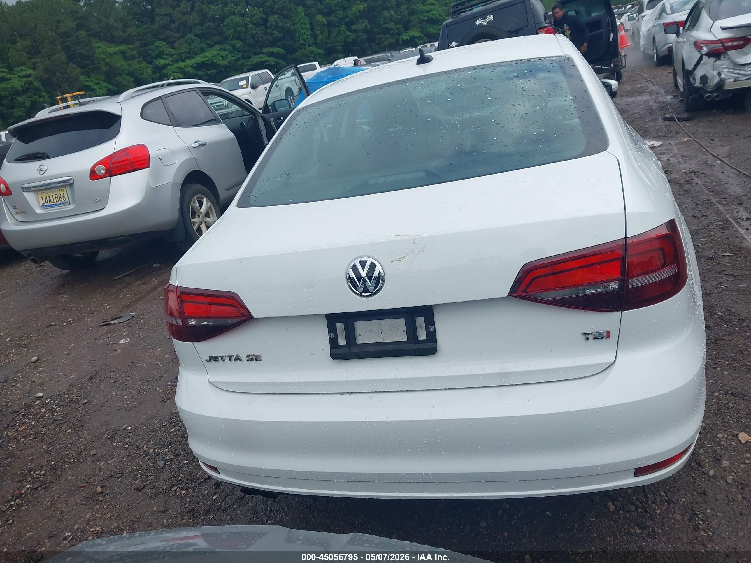 2018 Volkswagen Jetta 1.4t Se/1.4t Wolfsburg Edition Белый vin: 3VWDB7AJ1JM249883