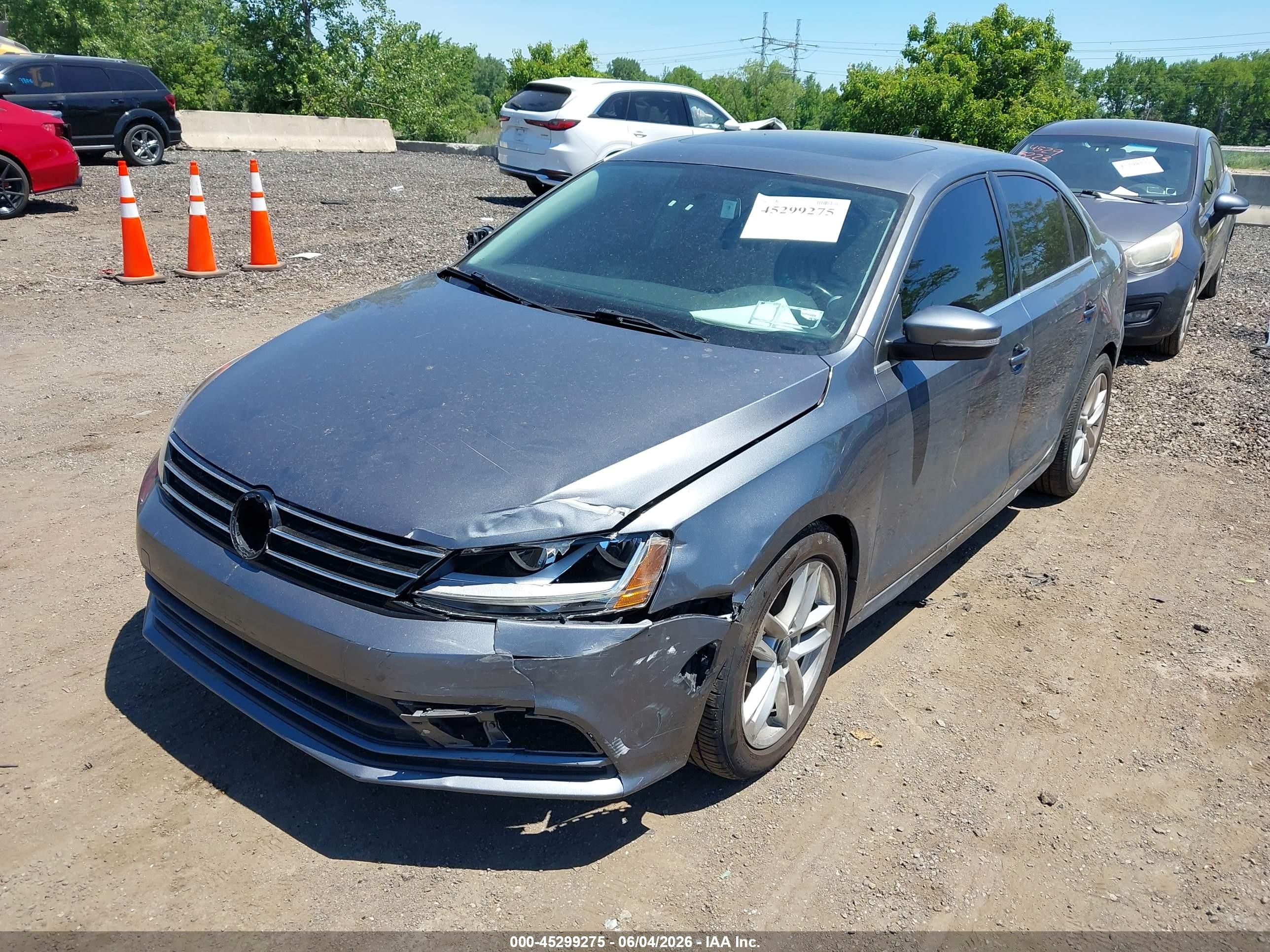 2017 Volkswagen Jetta 1.4t Se Серый vin: 3VWDB7AJ2HM408534