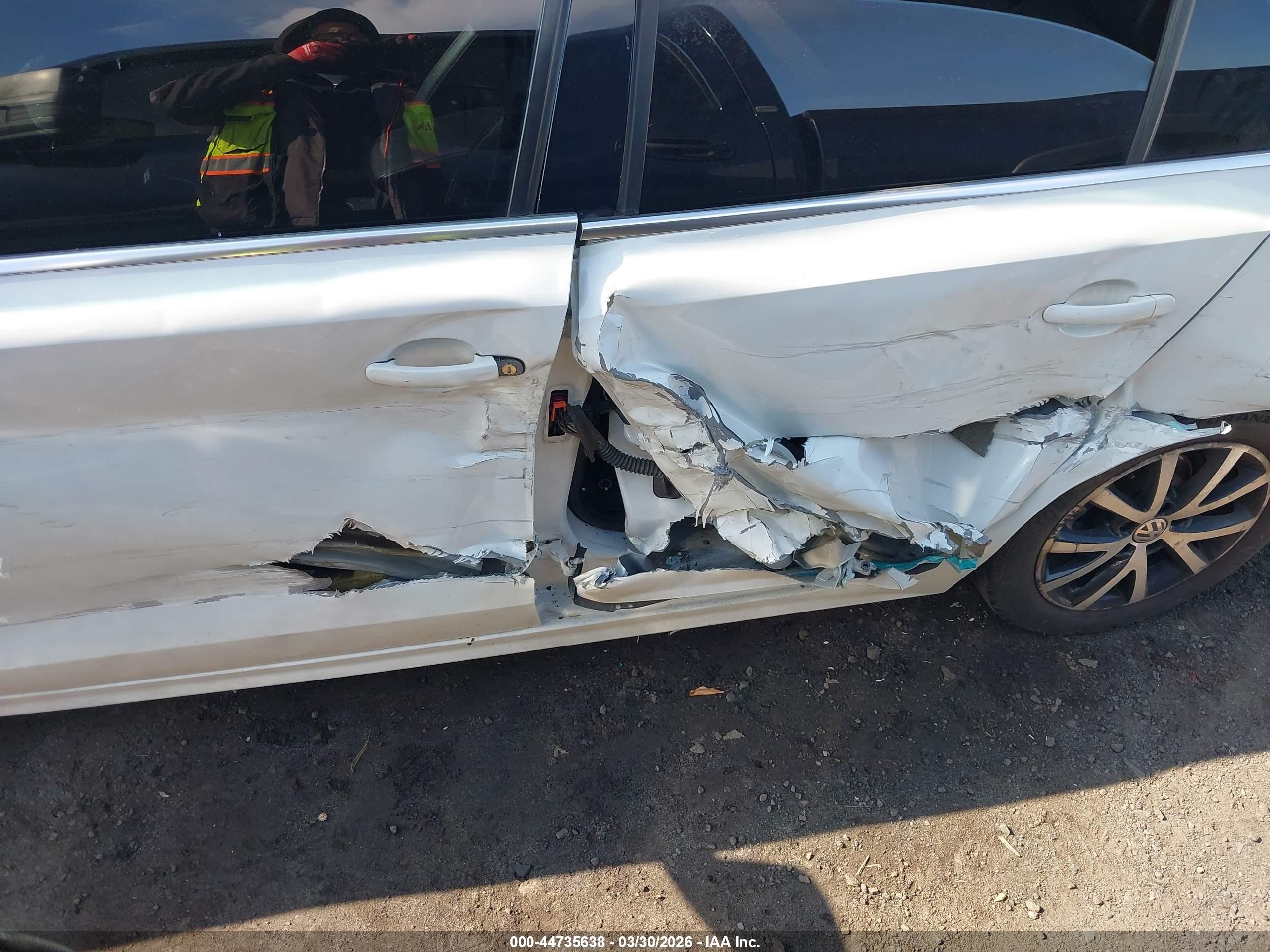 2017 Volkswagen Jetta 1.4t Se White vin: 3VWDB7AJ3HM359781