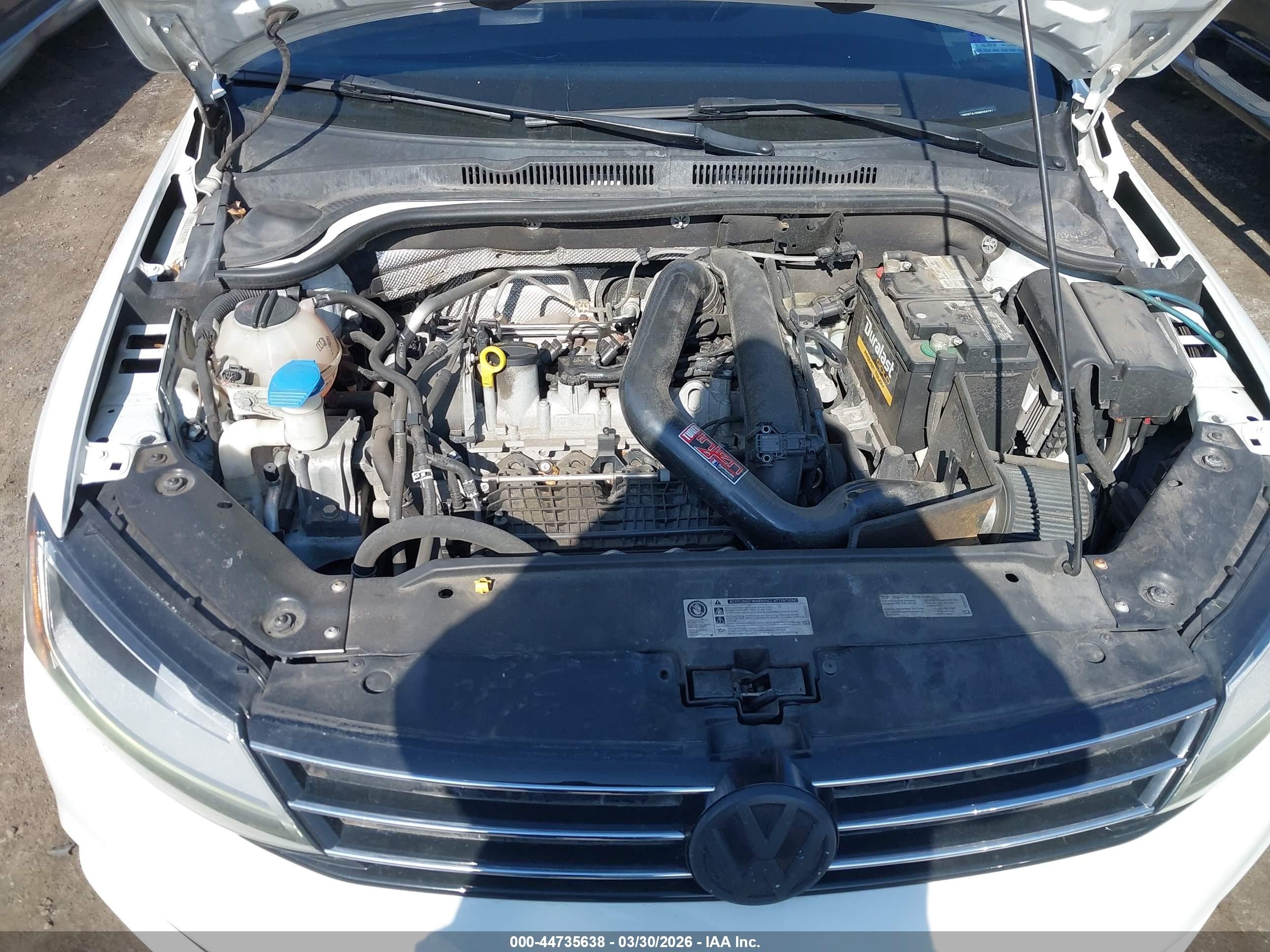 2017 Volkswagen Jetta 1.4t Se White vin: 3VWDB7AJ3HM359781