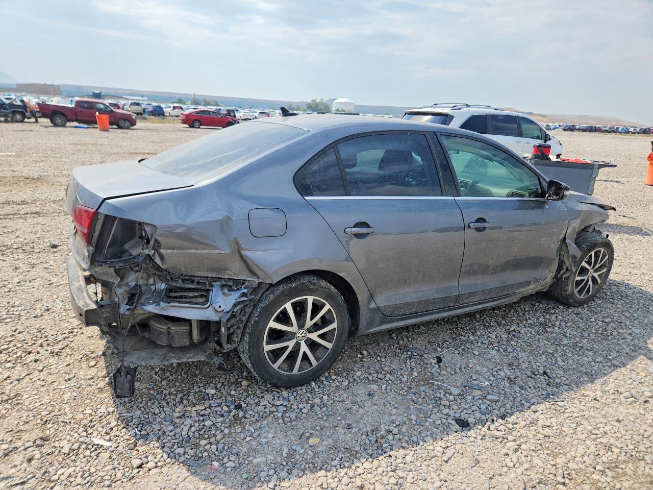 2017 Volkswagen Jetta Se Серый vin: 3VWDB7AJ3HM392263