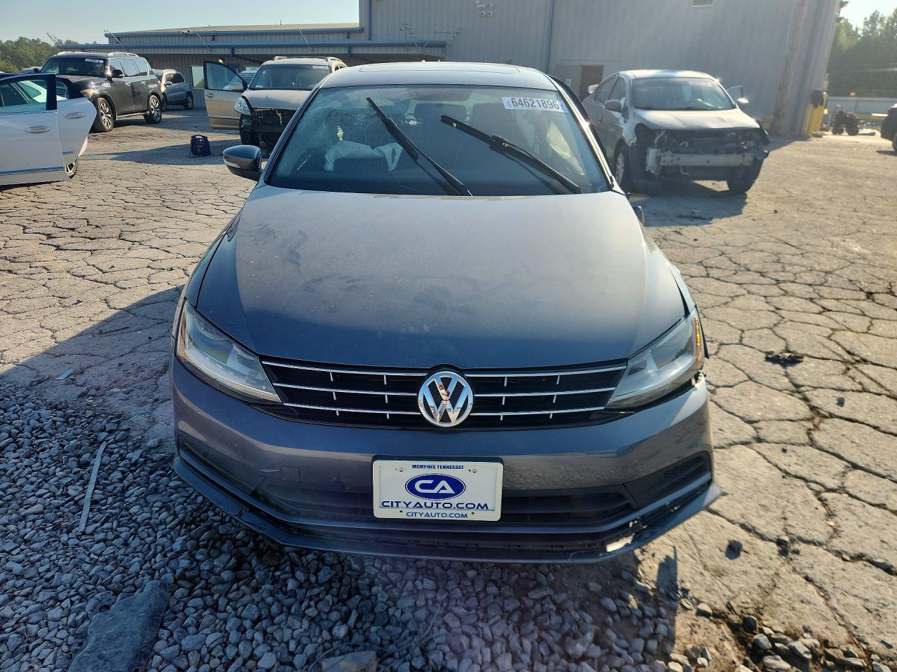 2018 Volkswagen Jetta Se Gray vin: 3VWDB7AJ3JM251702