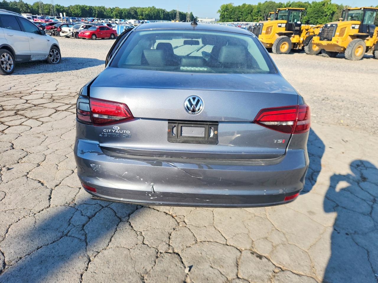 2018 Volkswagen Jetta Se Gray vin: 3VWDB7AJ3JM251702