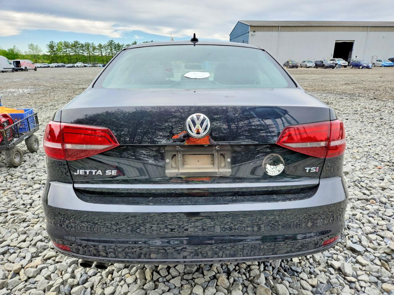 2017 Volkswagen Jetta Se Black vin: 3VWDB7AJ4HM304689