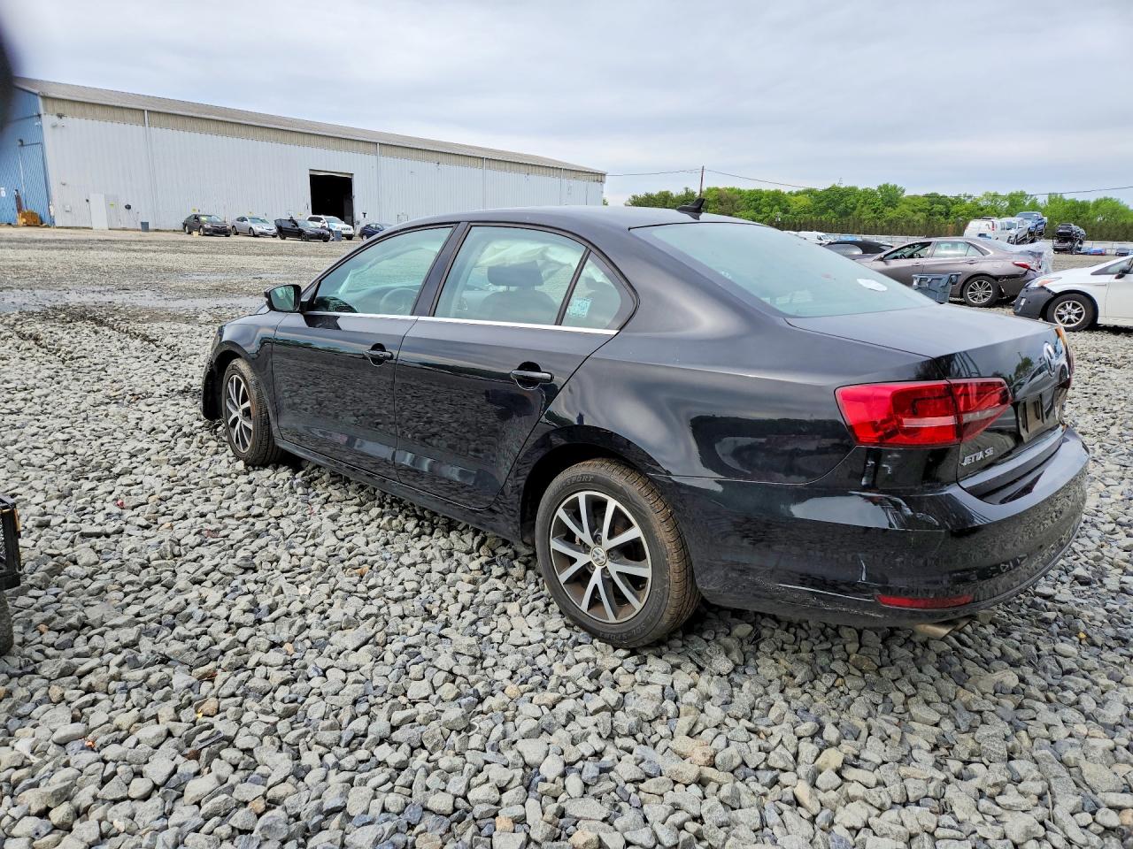 2017 Volkswagen Jetta Se Black vin: 3VWDB7AJ4HM304689