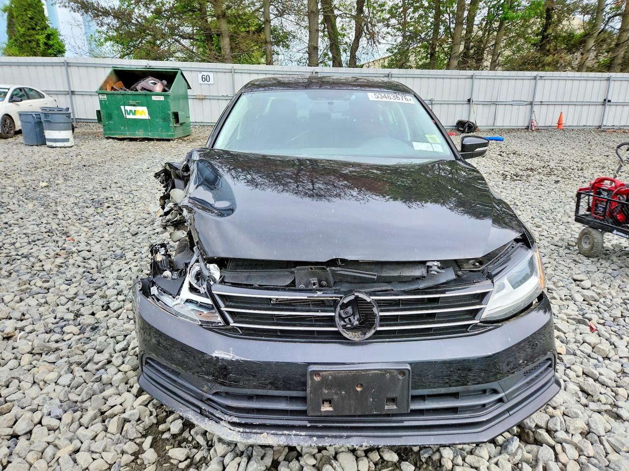 2017 Volkswagen Jetta Se Black vin: 3VWDB7AJ4HM304689
