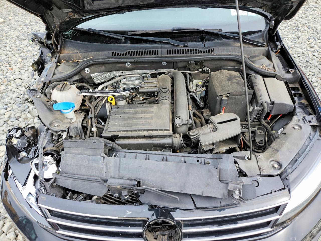 2017 Volkswagen Jetta Se Black vin: 3VWDB7AJ4HM304689