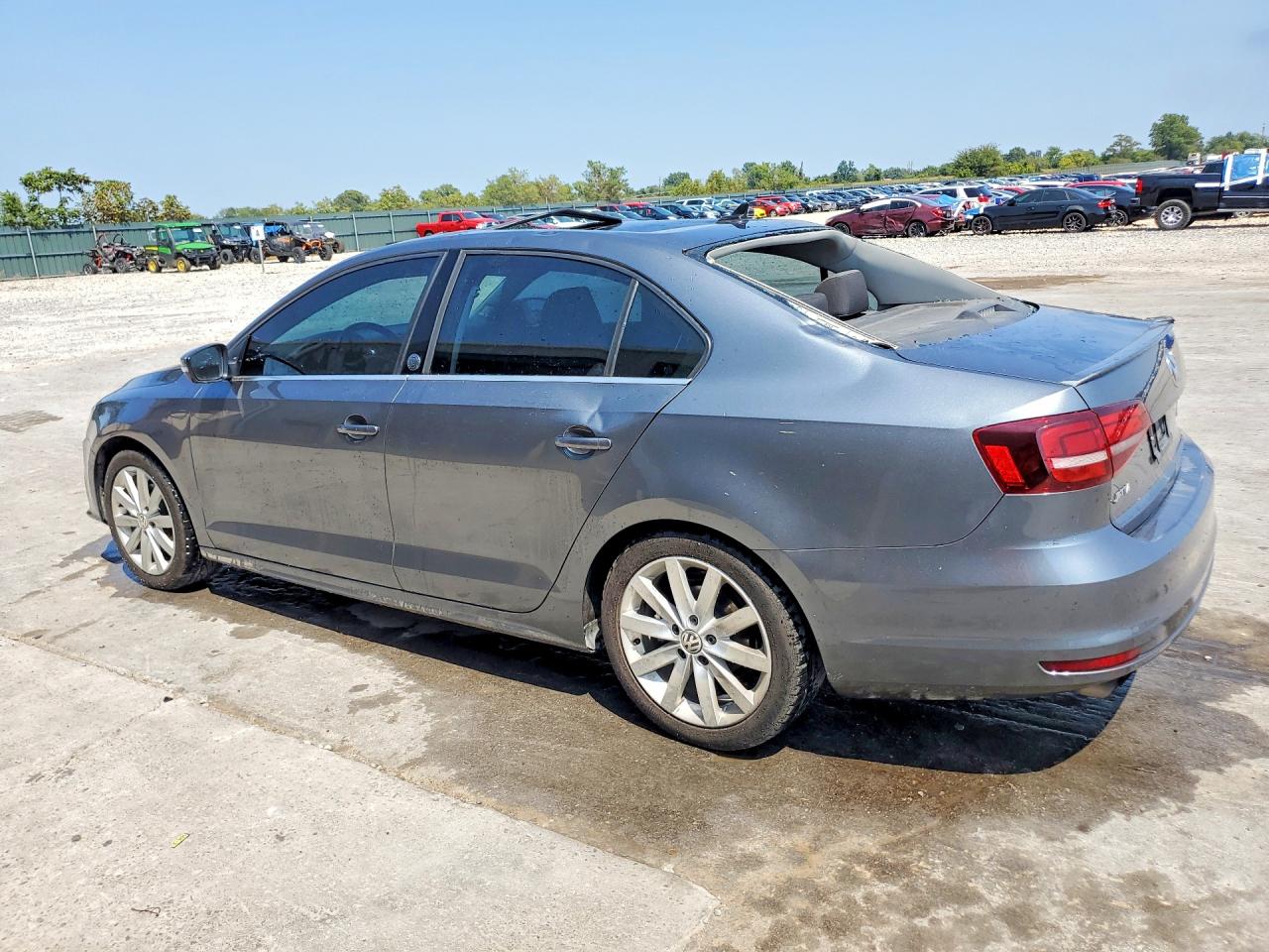 2017 Volkswagen Jetta Se Gray vin: 3VWDB7AJ4HM323761