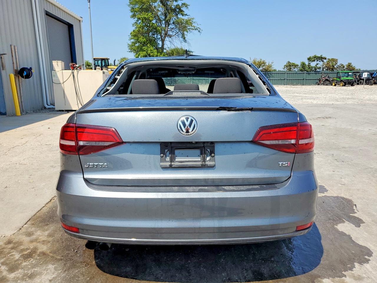 2017 Volkswagen Jetta Se Gray vin: 3VWDB7AJ4HM323761