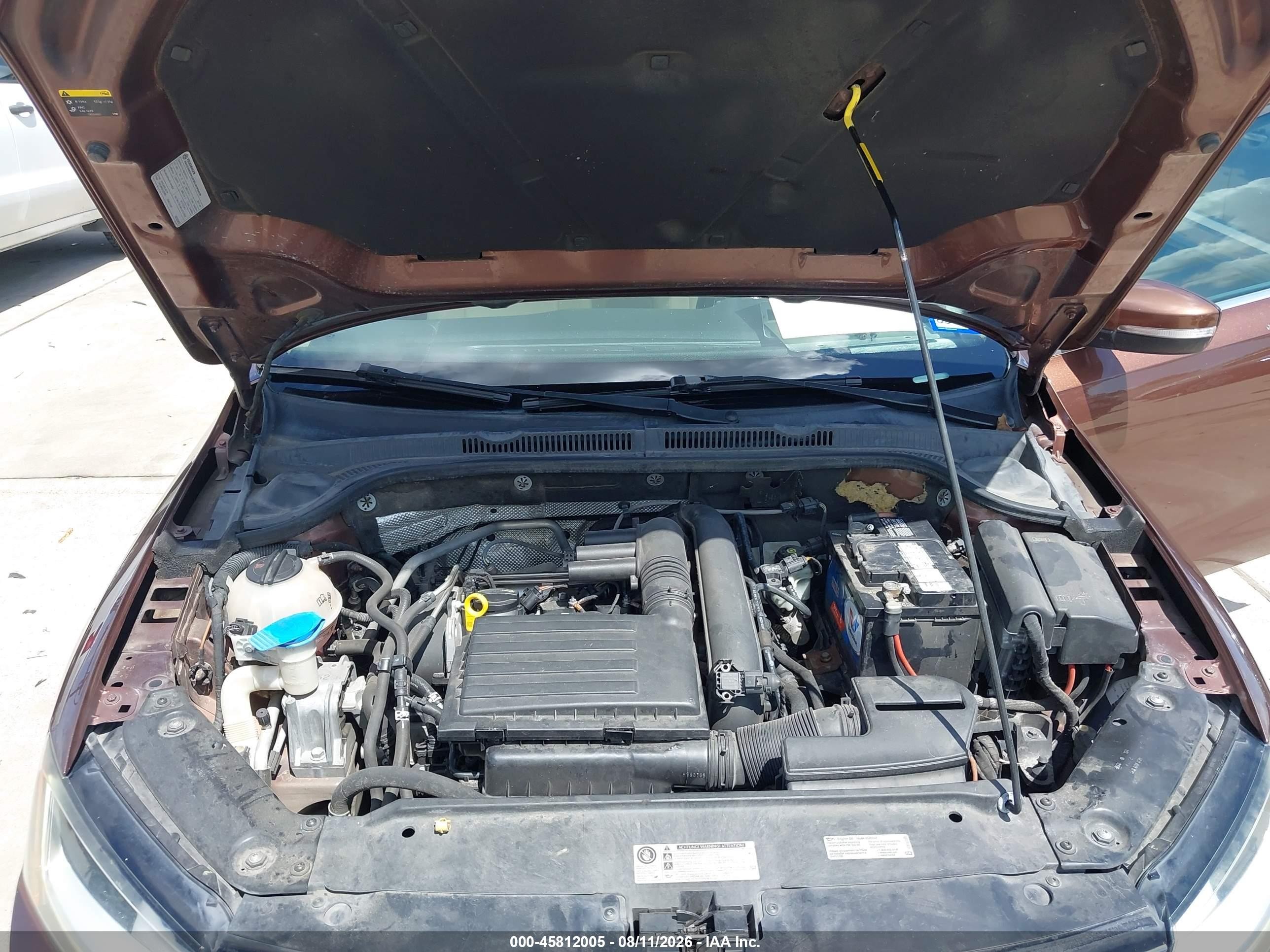 2017 Volkswagen Jetta 1.4t Se Коричневый vin: 3VWDB7AJ5HM241392