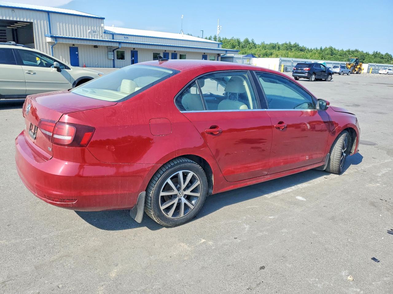2017 Volkswagen Jetta Se Red vin: 3VWDB7AJ6HM206666