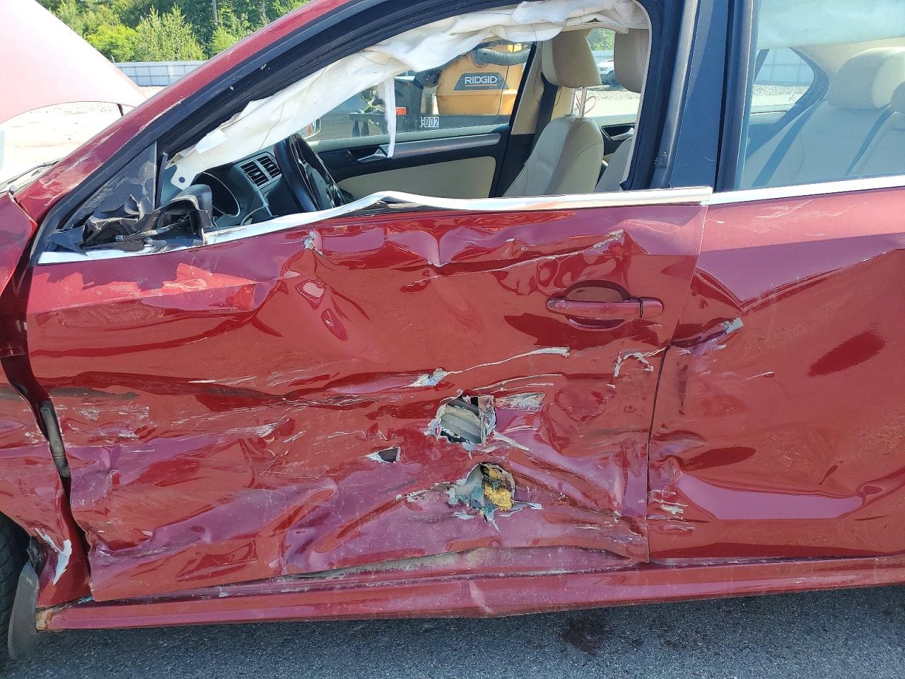 2017 Volkswagen Jetta Se Red vin: 3VWDB7AJ6HM206666