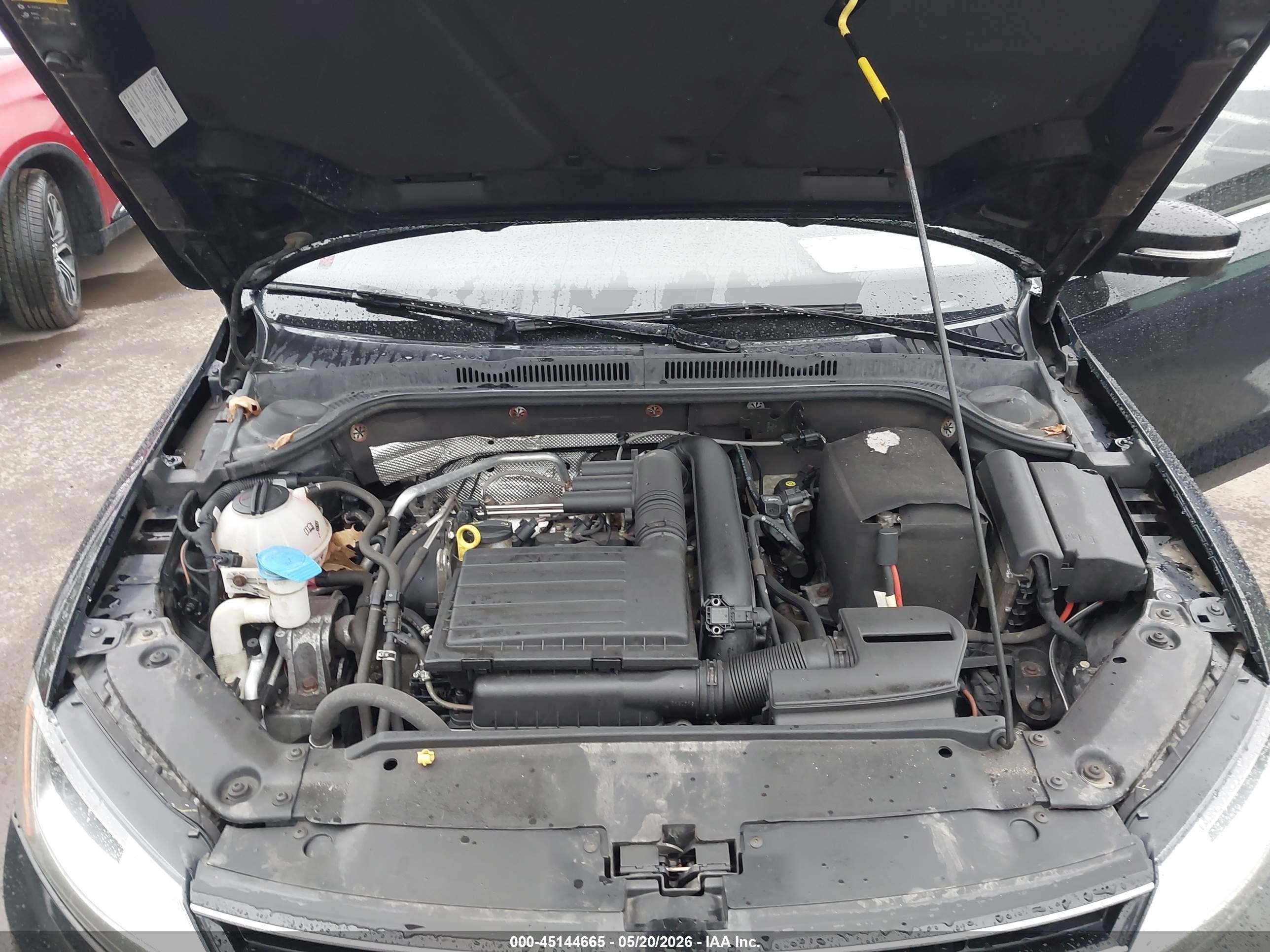 2017 Volkswagen Jetta 1.4t Se Black vin: 3VWDB7AJ6HM242261