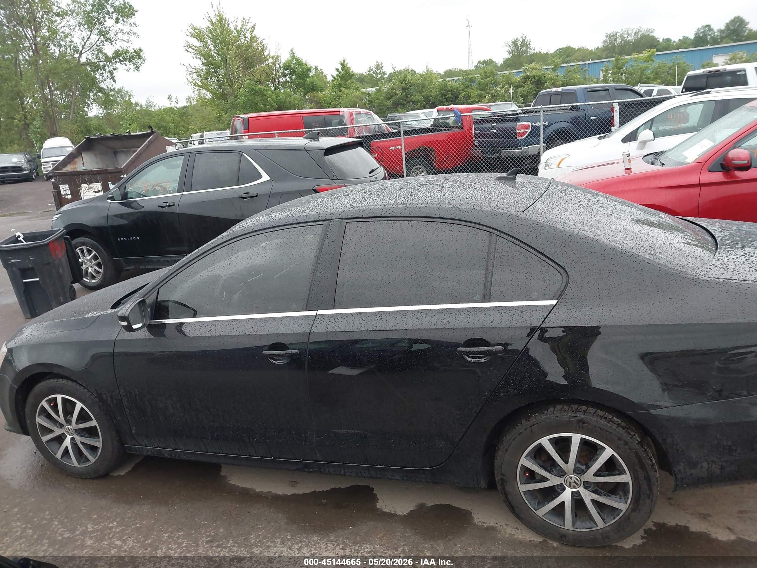 2017 Volkswagen Jetta 1.4t Se Black vin: 3VWDB7AJ6HM242261
