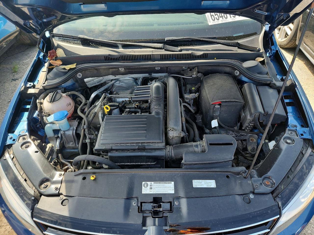 2017 Volkswagen Jetta Se Blue vin: 3VWDB7AJ6HM383699
