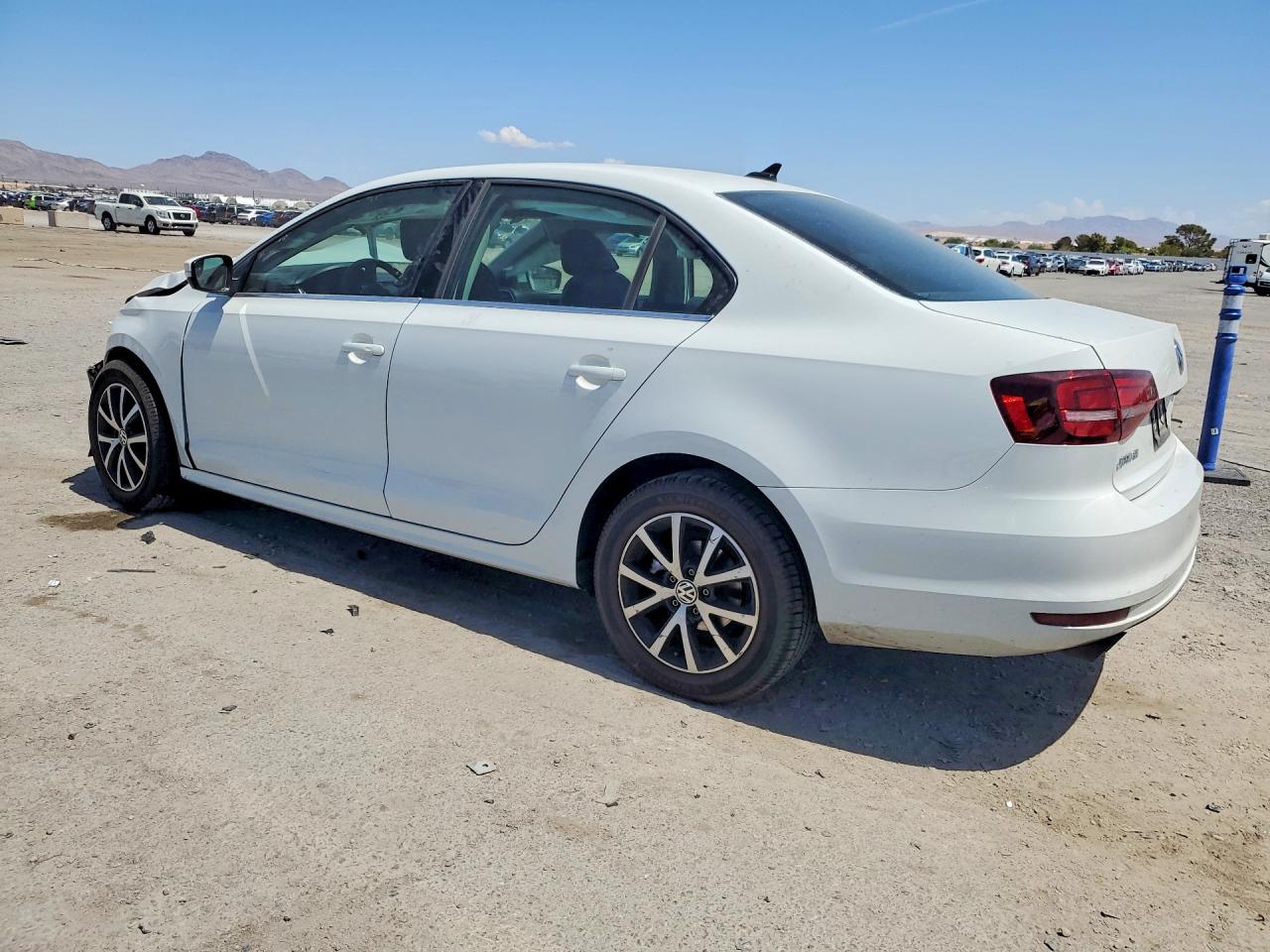 2017 Volkswagen Jetta Se White vin: 3VWDB7AJ7HM393979