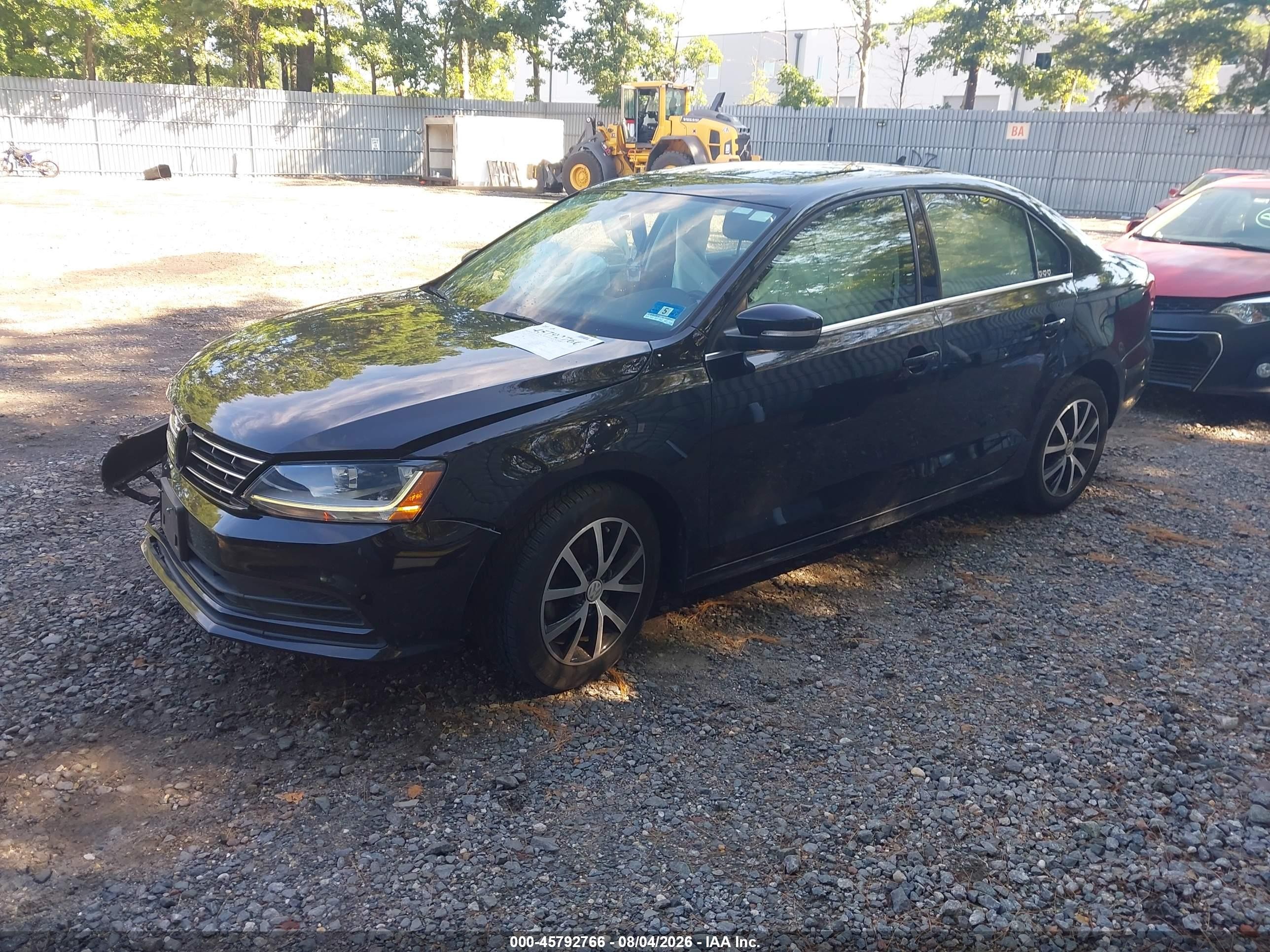2018 Volkswagen Jetta 1.4t Se/1.4t Wolfsburg Edition Черный vin: 3VWDB7AJ7JM249693
