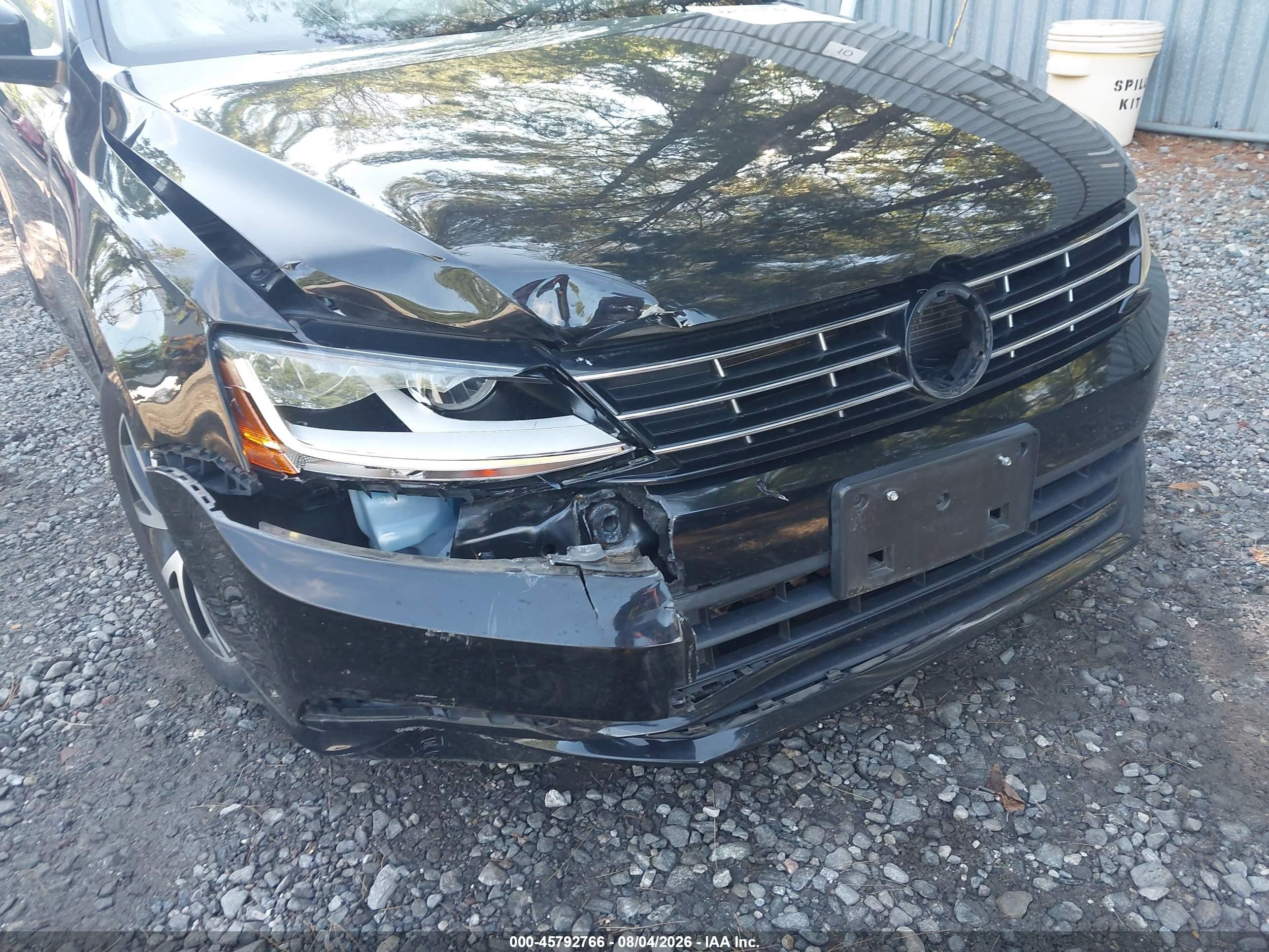 2018 Volkswagen Jetta 1.4t Se/1.4t Wolfsburg Edition Черный vin: 3VWDB7AJ7JM249693