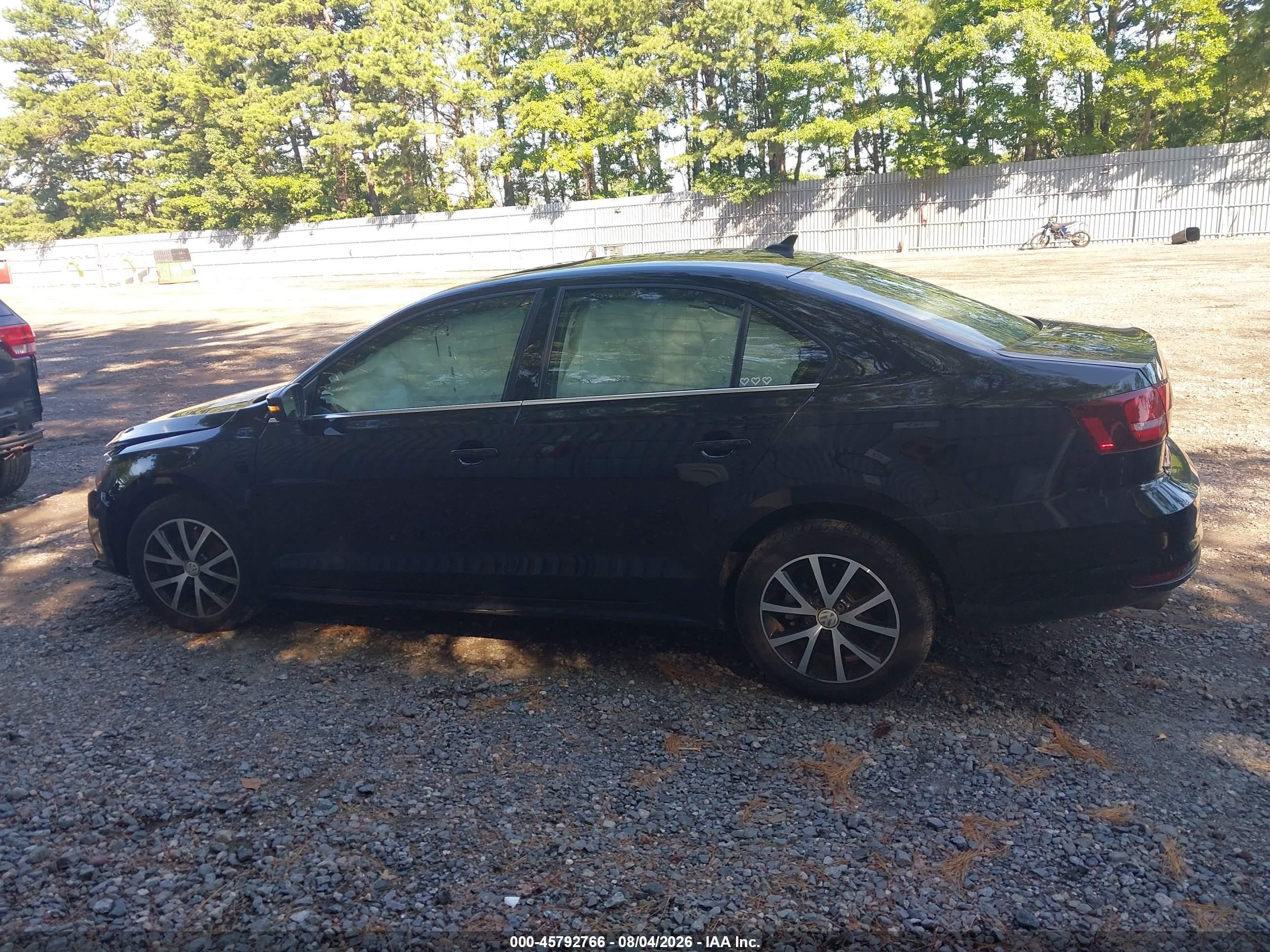 2018 Volkswagen Jetta 1.4t Se/1.4t Wolfsburg Edition Черный vin: 3VWDB7AJ7JM249693