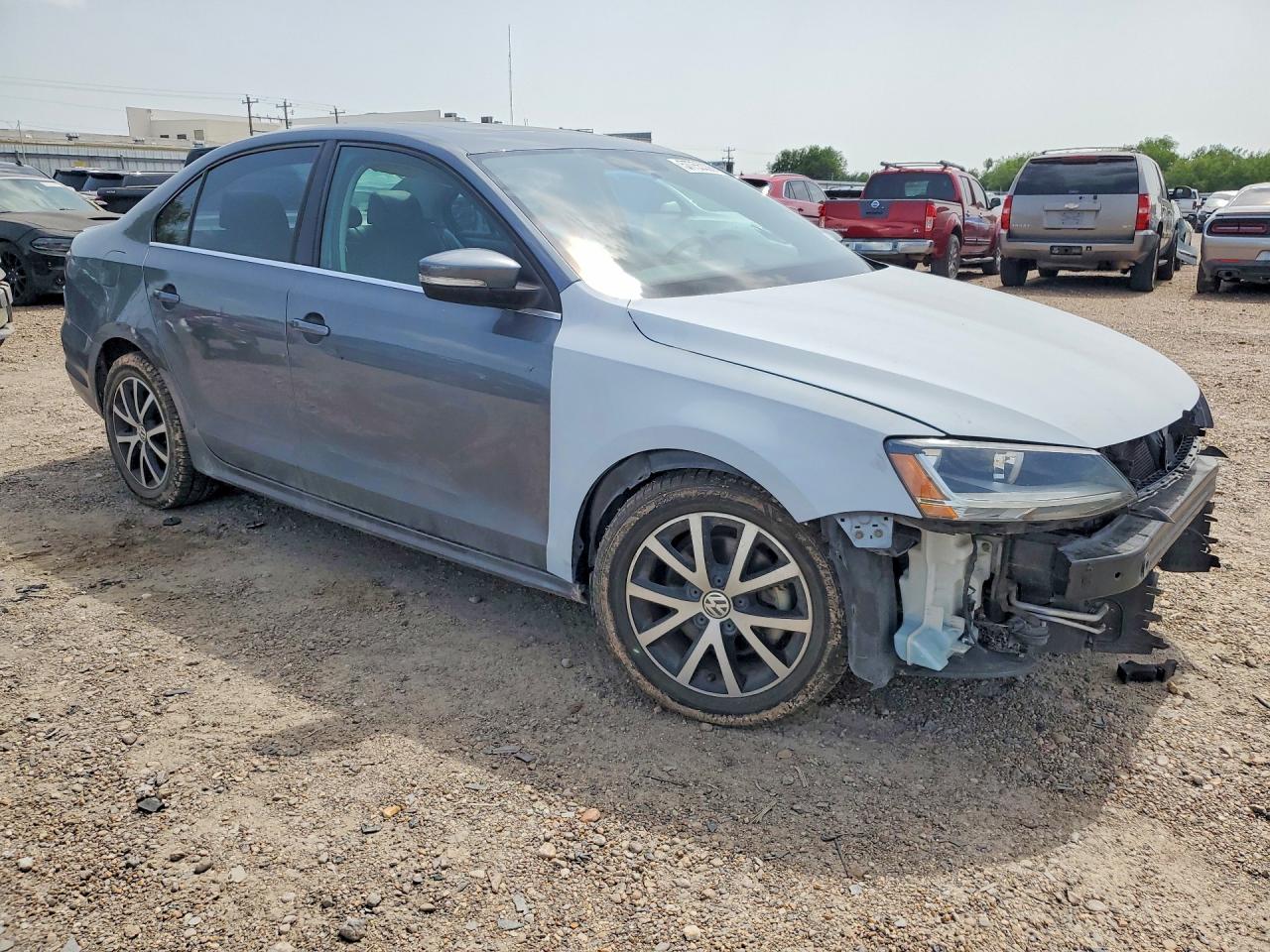 2017 Volkswagen Jetta Se Gray vin: 3VWDB7AJ8HM313816
