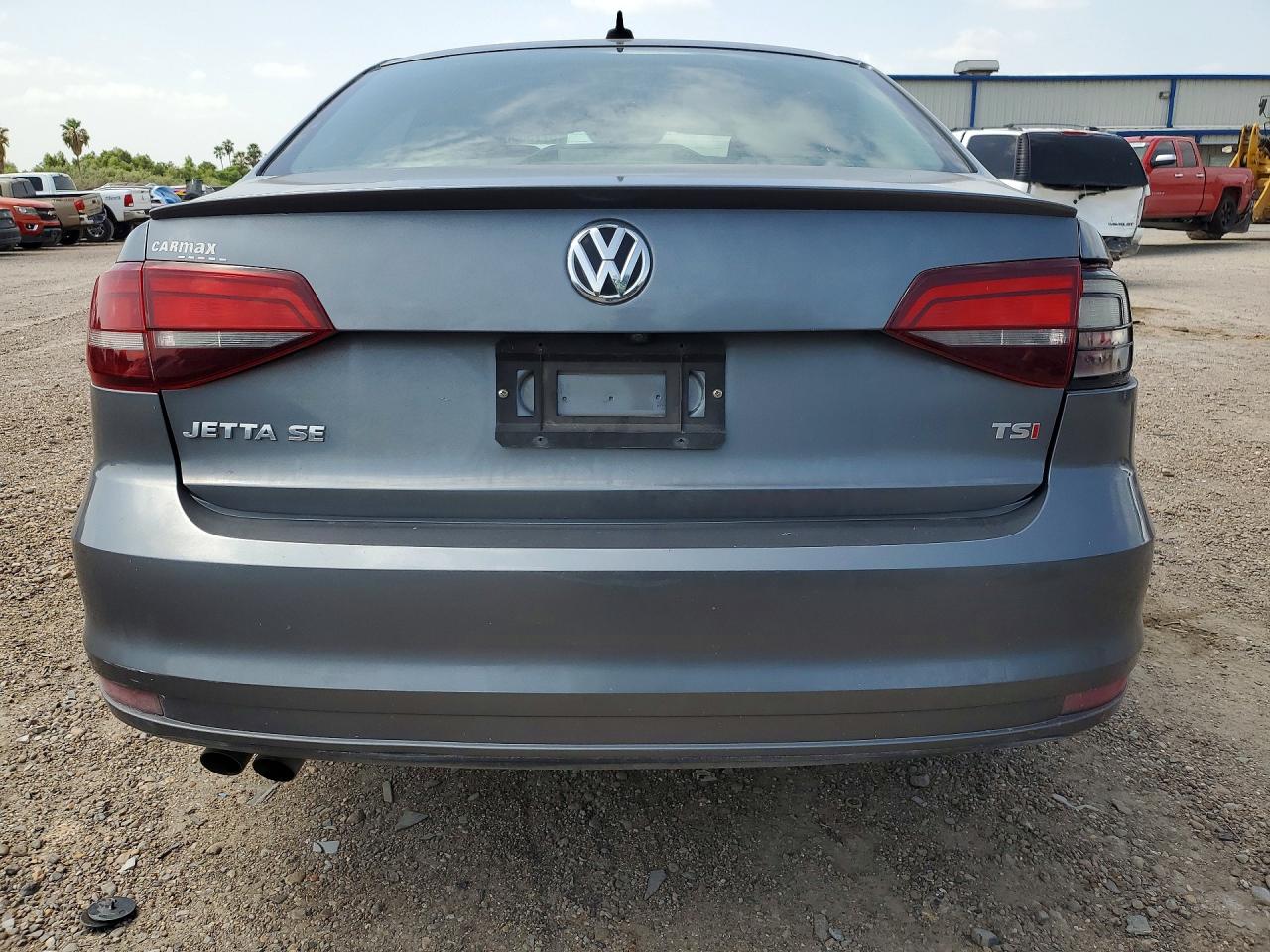 2017 Volkswagen Jetta Se Gray vin: 3VWDB7AJ8HM313816