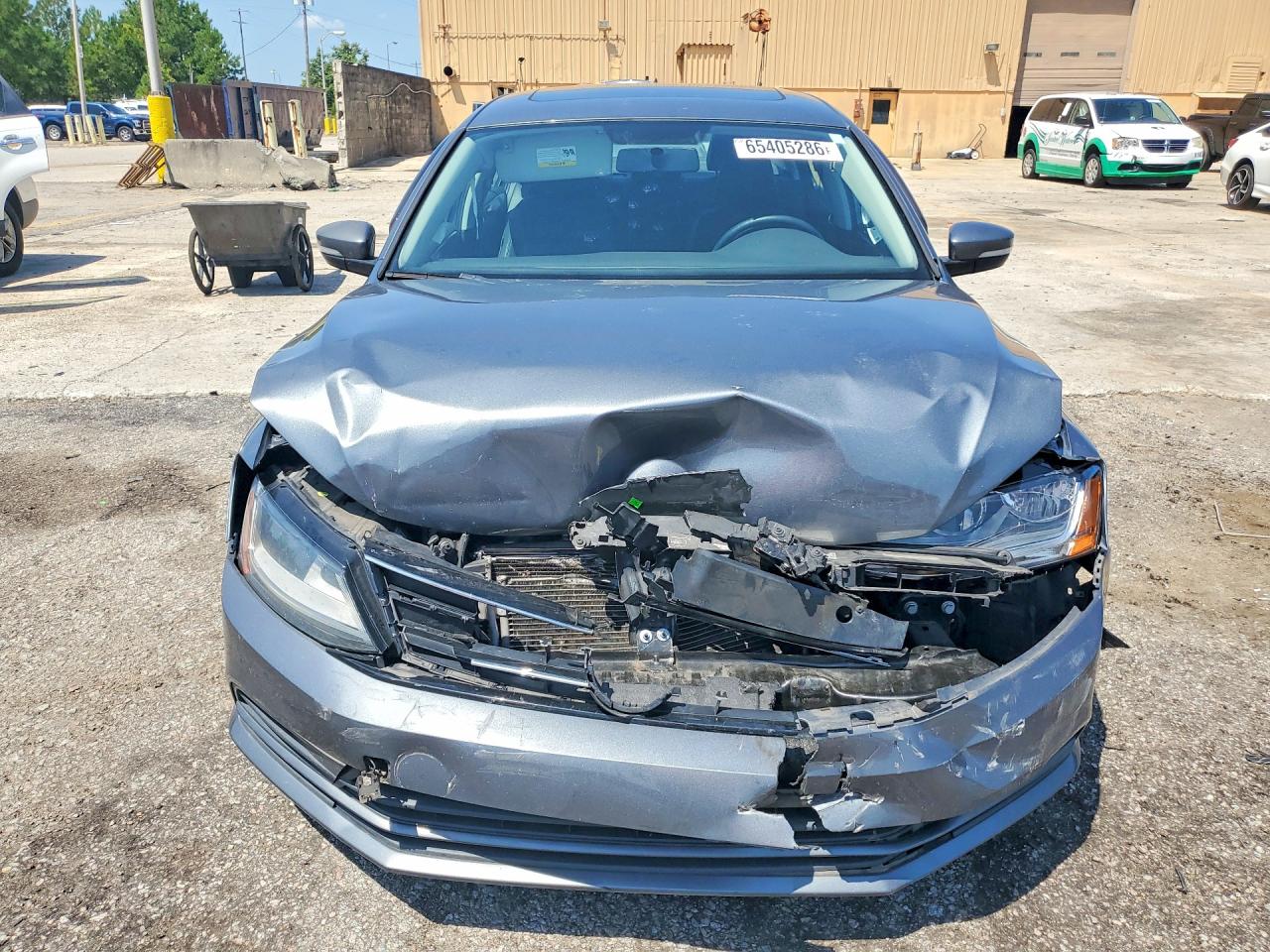 2017 Volkswagen Jetta Se Gray vin: 3VWDB7AJ9HM202613