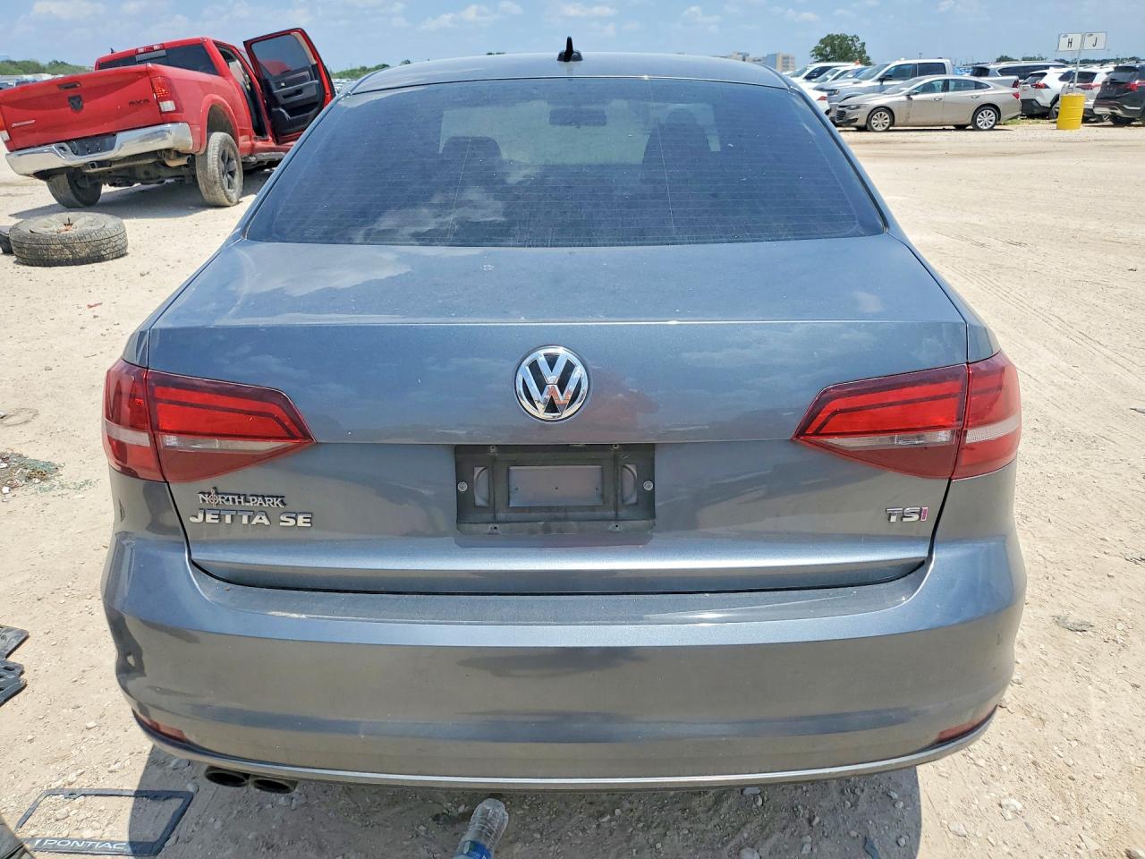 2017 Volkswagen Jetta Se Gray vin: 3VWDB7AJ9HM273018