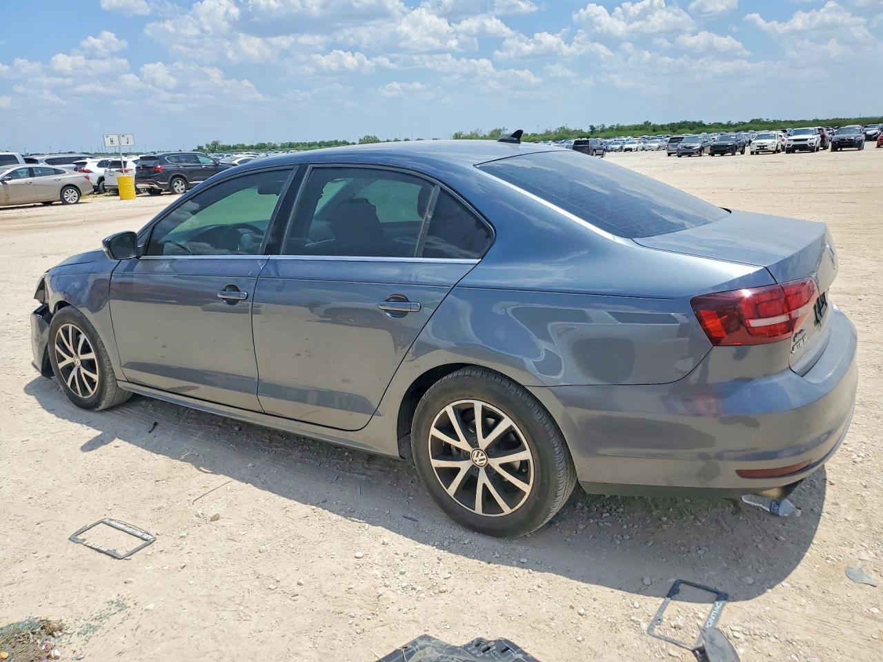 2017 Volkswagen Jetta Se Gray vin: 3VWDB7AJ9HM273018