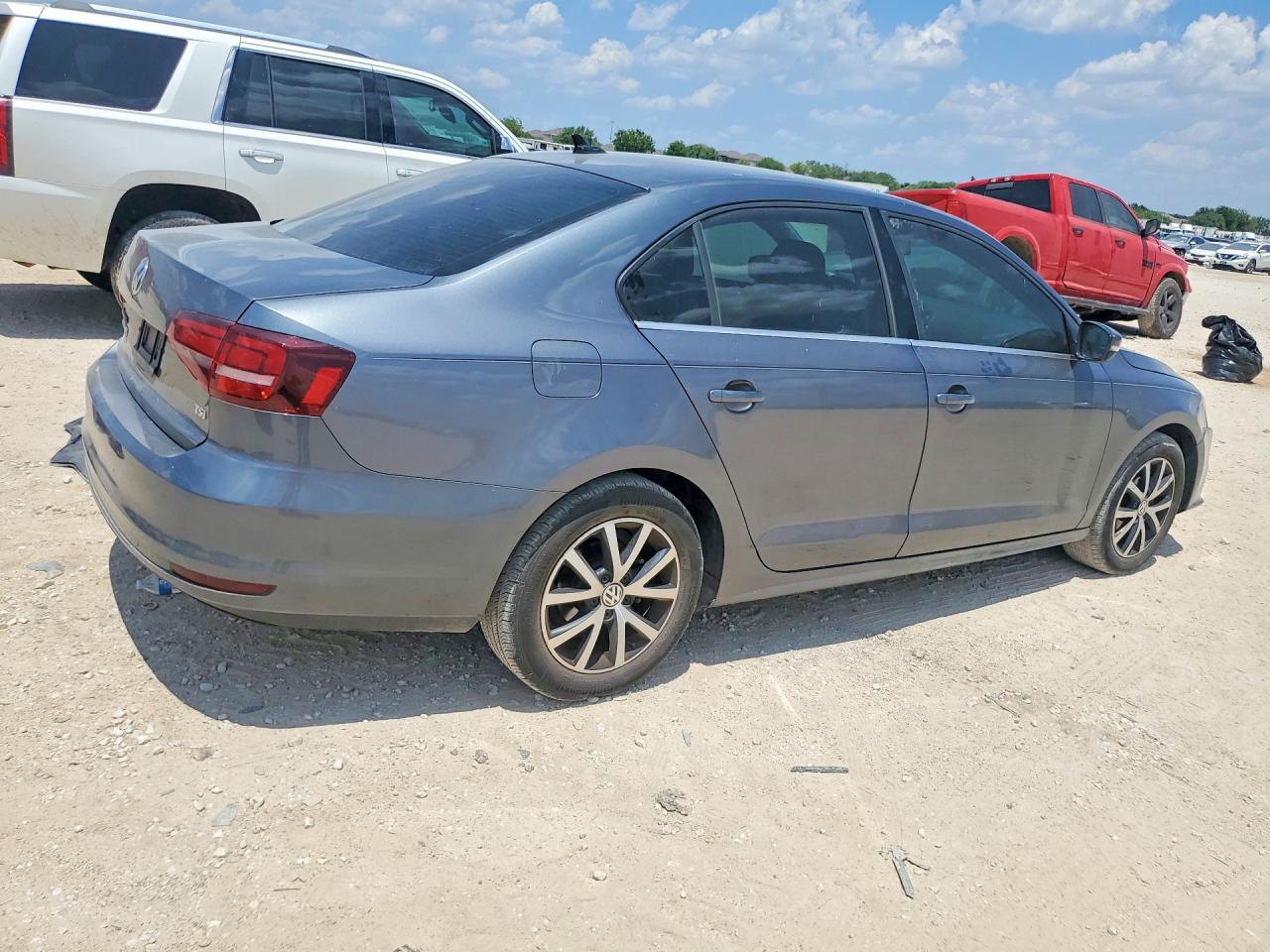 2017 Volkswagen Jetta Se Gray vin: 3VWDB7AJ9HM273018