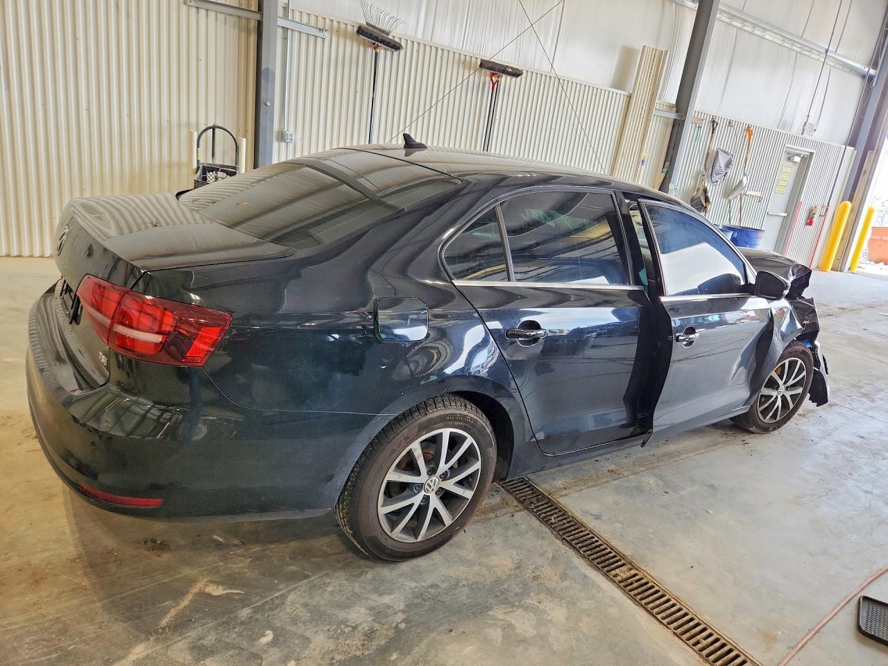 2017 Volkswagen Jetta Se Black vin: 3VWDB7AJ9HM276503
