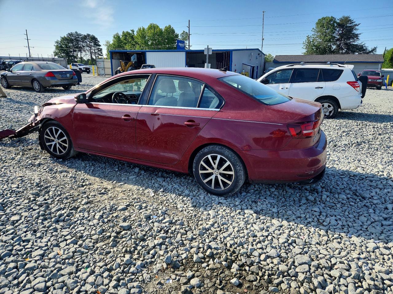 2017 Volkswagen Jetta Se Burgundy vin: 3VWDB7AJ9HM314490