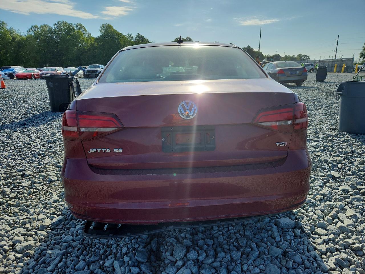2017 Volkswagen Jetta Se Burgundy vin: 3VWDB7AJ9HM314490