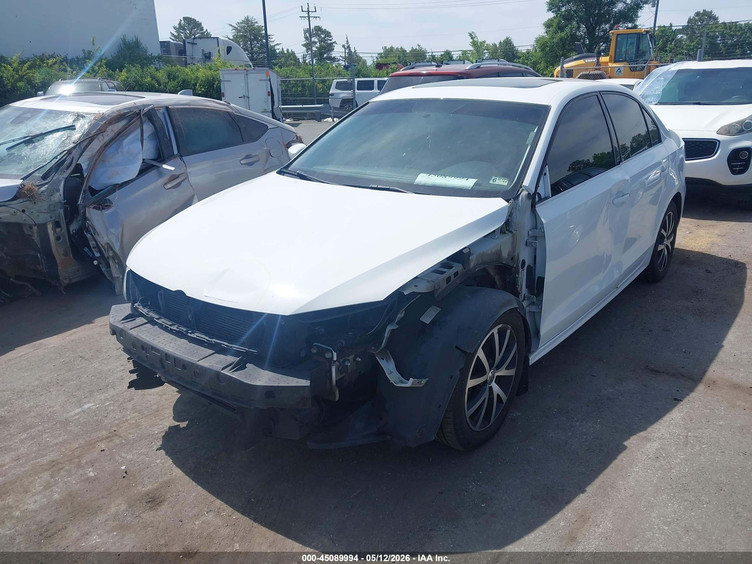2017 Volkswagen Jetta 1.4t Se White vin: 3VWDB7AJ9HM357954