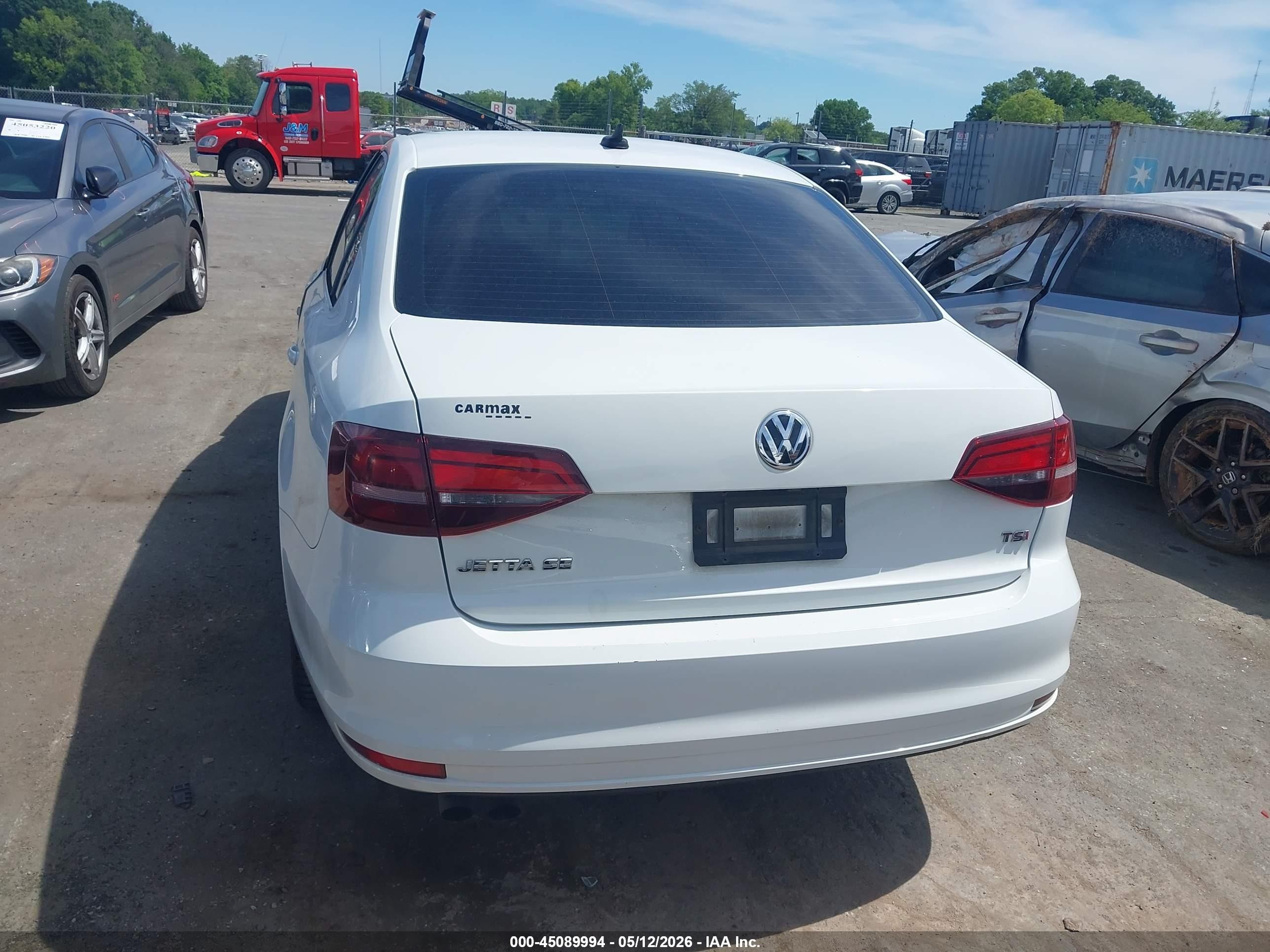 2017 Volkswagen Jetta 1.4t Se White vin: 3VWDB7AJ9HM357954