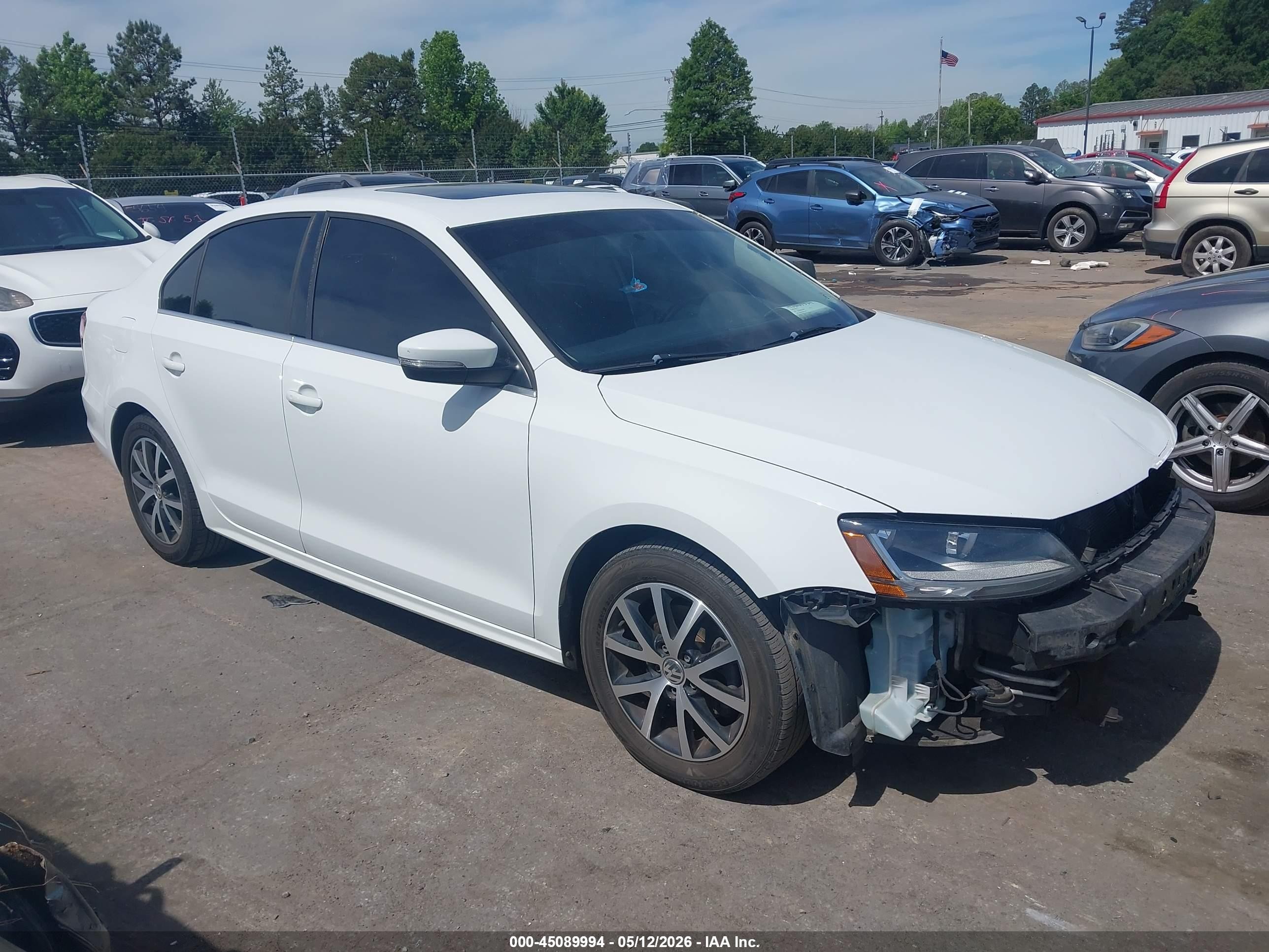 2017 Volkswagen Jetta 1.4t Se White vin: 3VWDB7AJ9HM357954