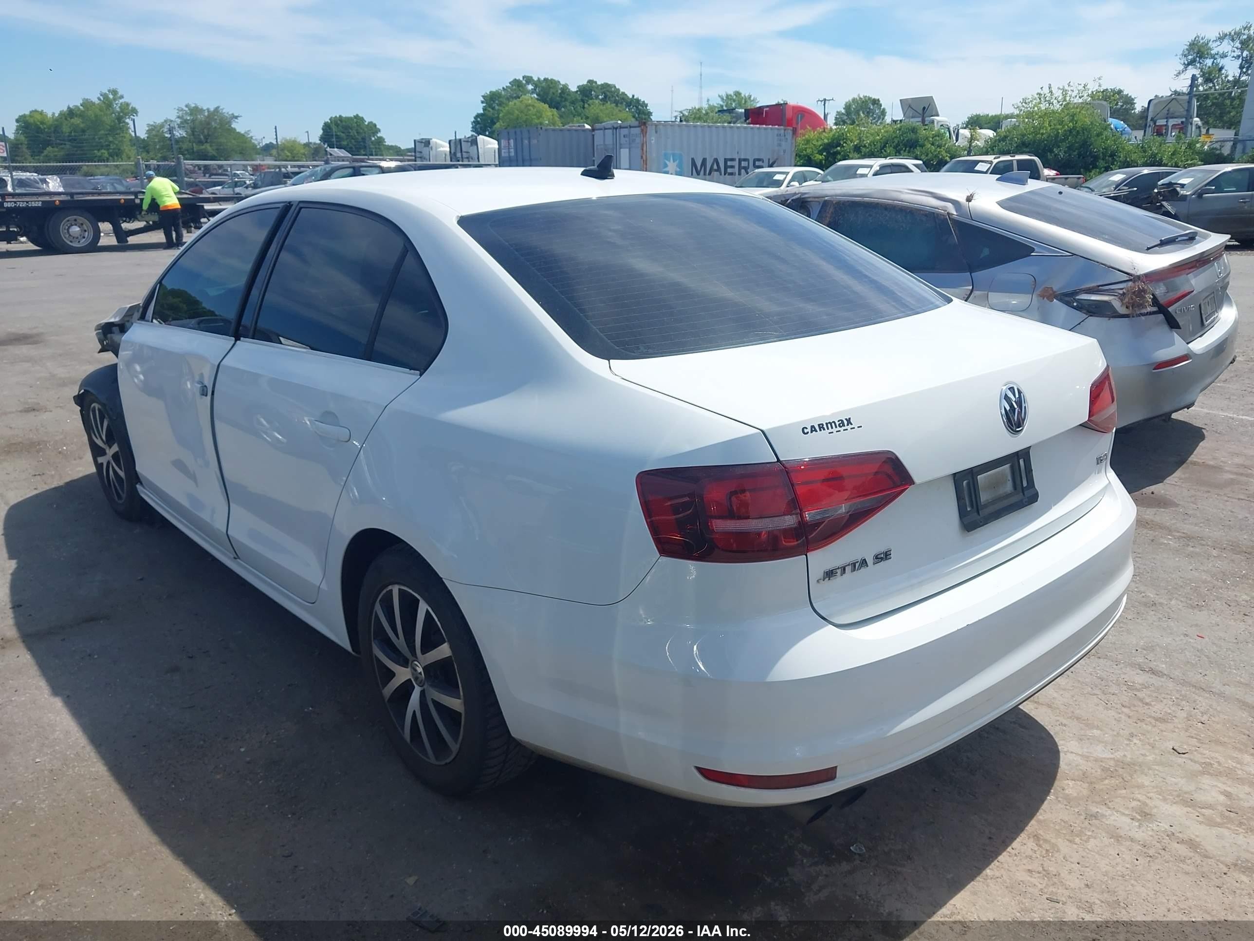 2017 Volkswagen Jetta 1.4t Se White vin: 3VWDB7AJ9HM357954
