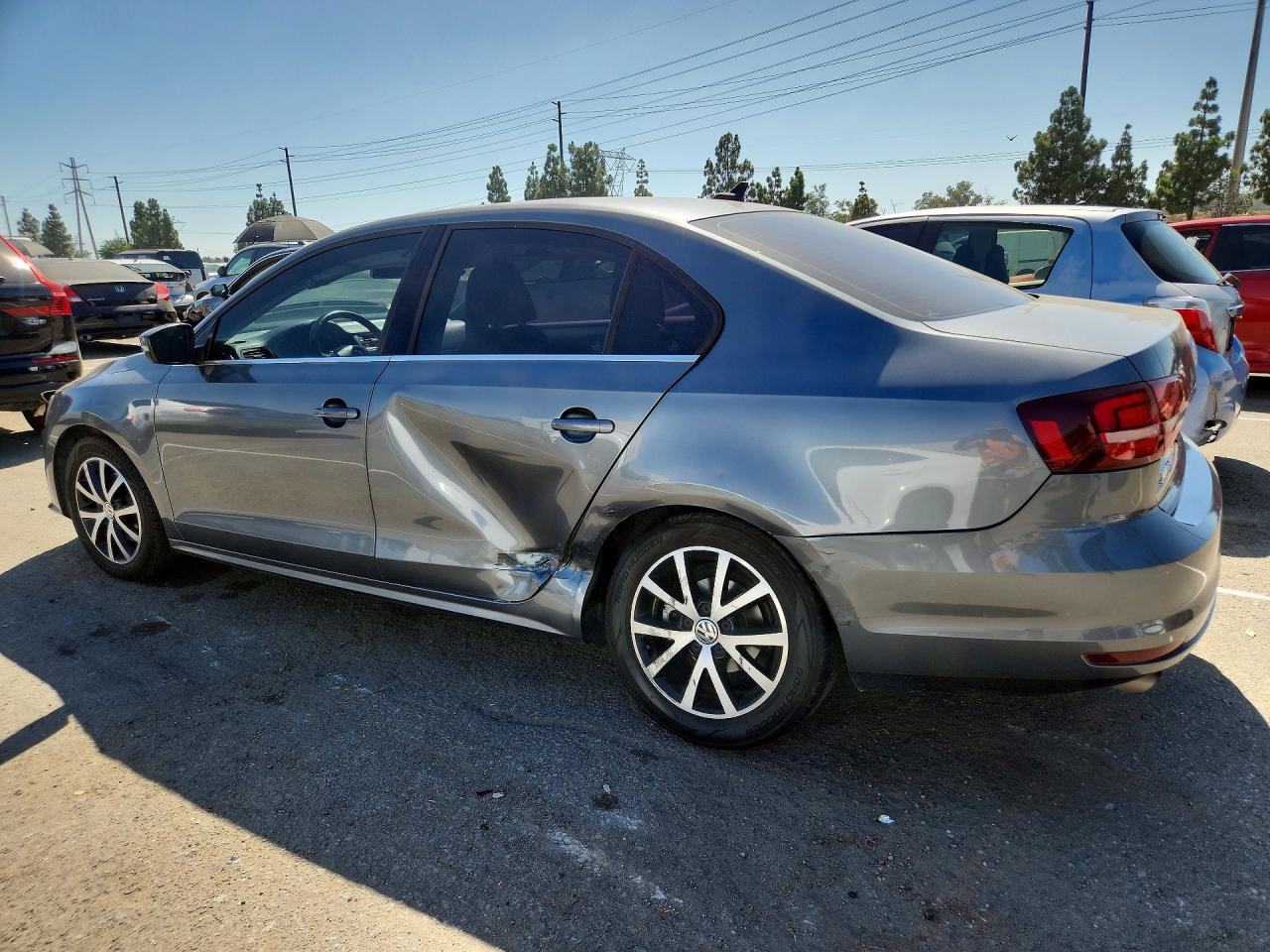 2017 Volkswagen Jetta Se Gray vin: 3VWDB7AJ9HM366461