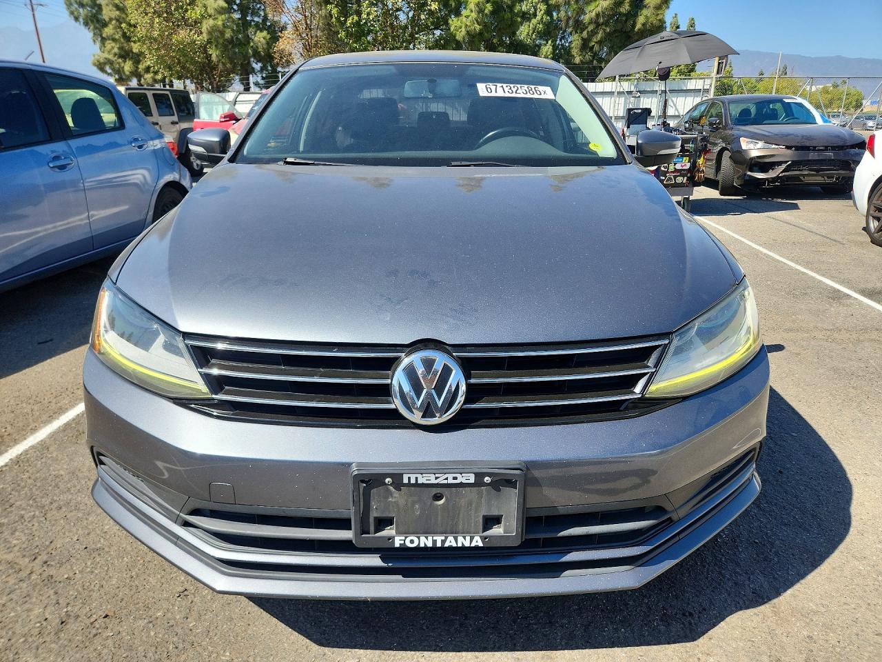 2017 Volkswagen Jetta Se Gray vin: 3VWDB7AJ9HM366461
