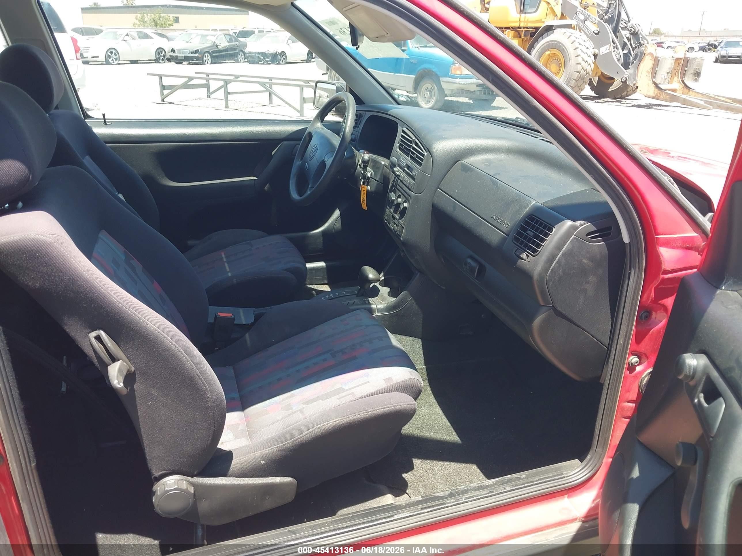 1997 Volkswagen Golf Gti Red vin: 3VWDB81H5VM060131