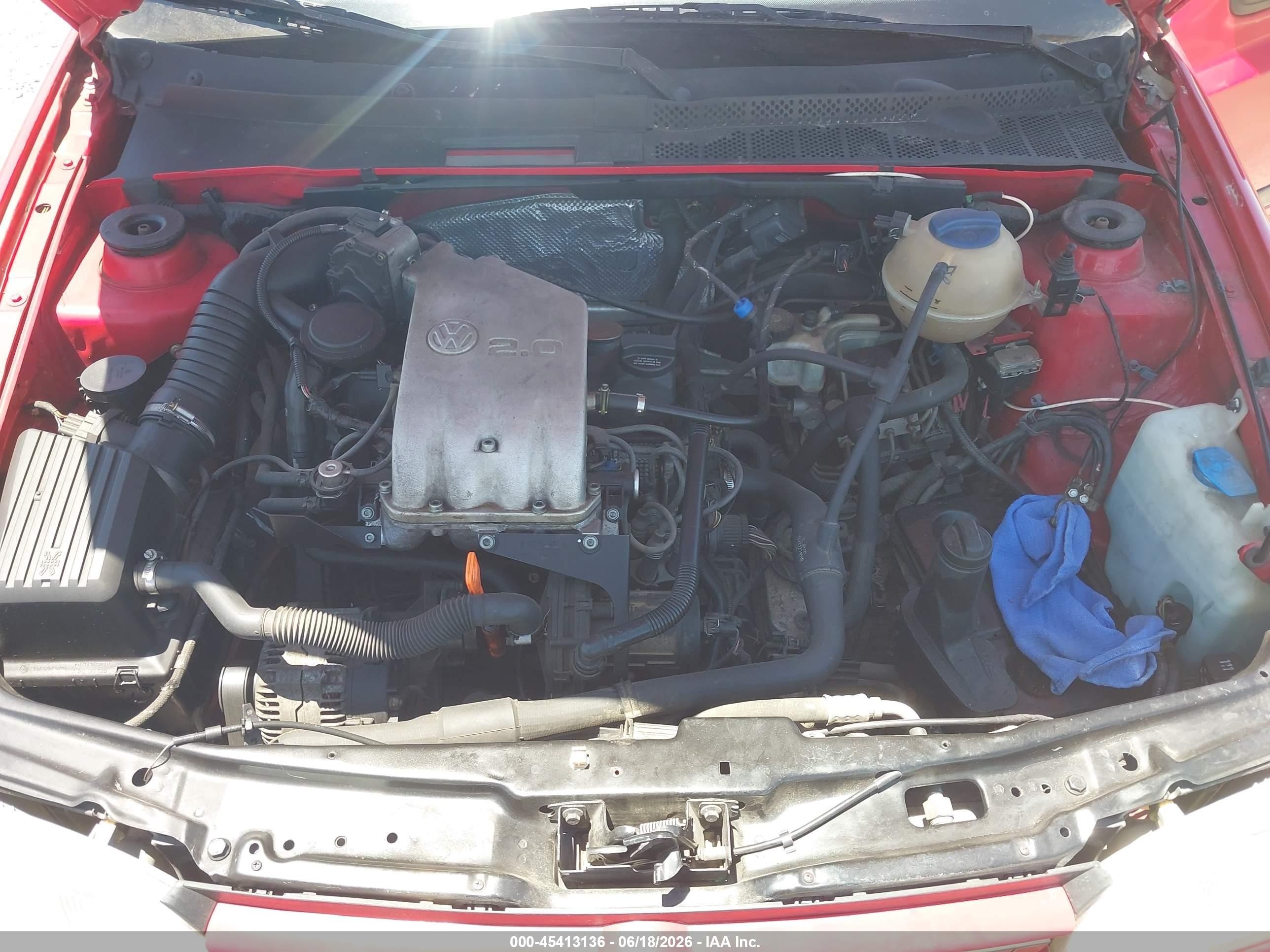 1997 Volkswagen Golf Gti Red vin: 3VWDB81H5VM060131