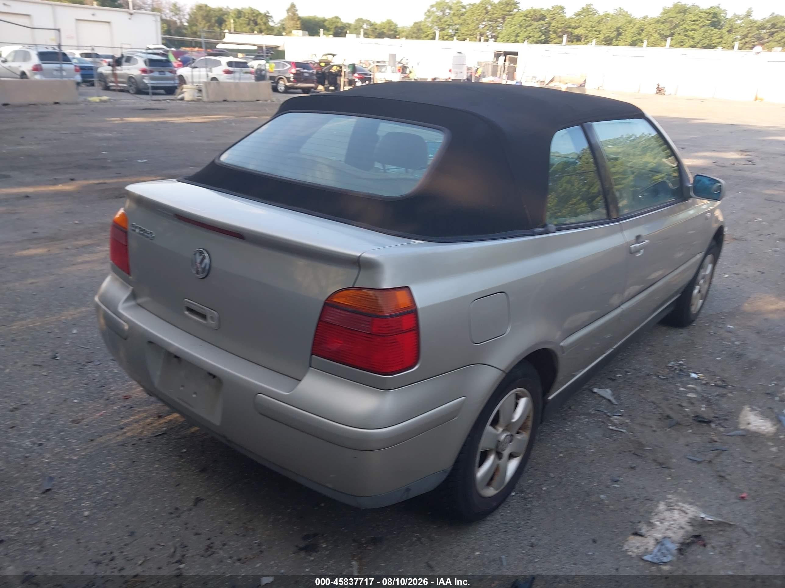 2001 Volkswagen Cabrio Glx Beige vin: 3VWDC21V1M805905 