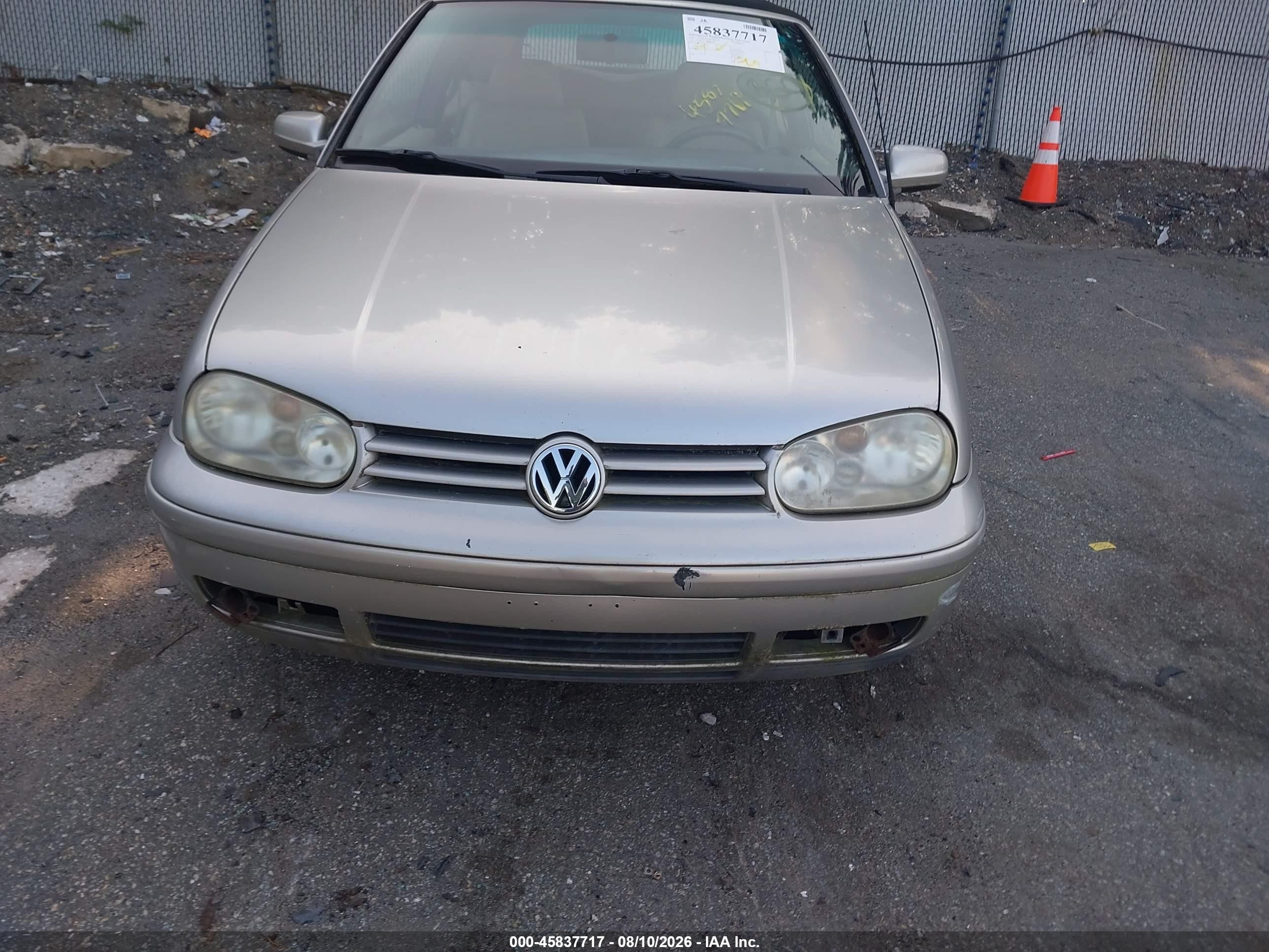 2001 Volkswagen Cabrio Glx Beige vin: 3VWDC21V1M805905 