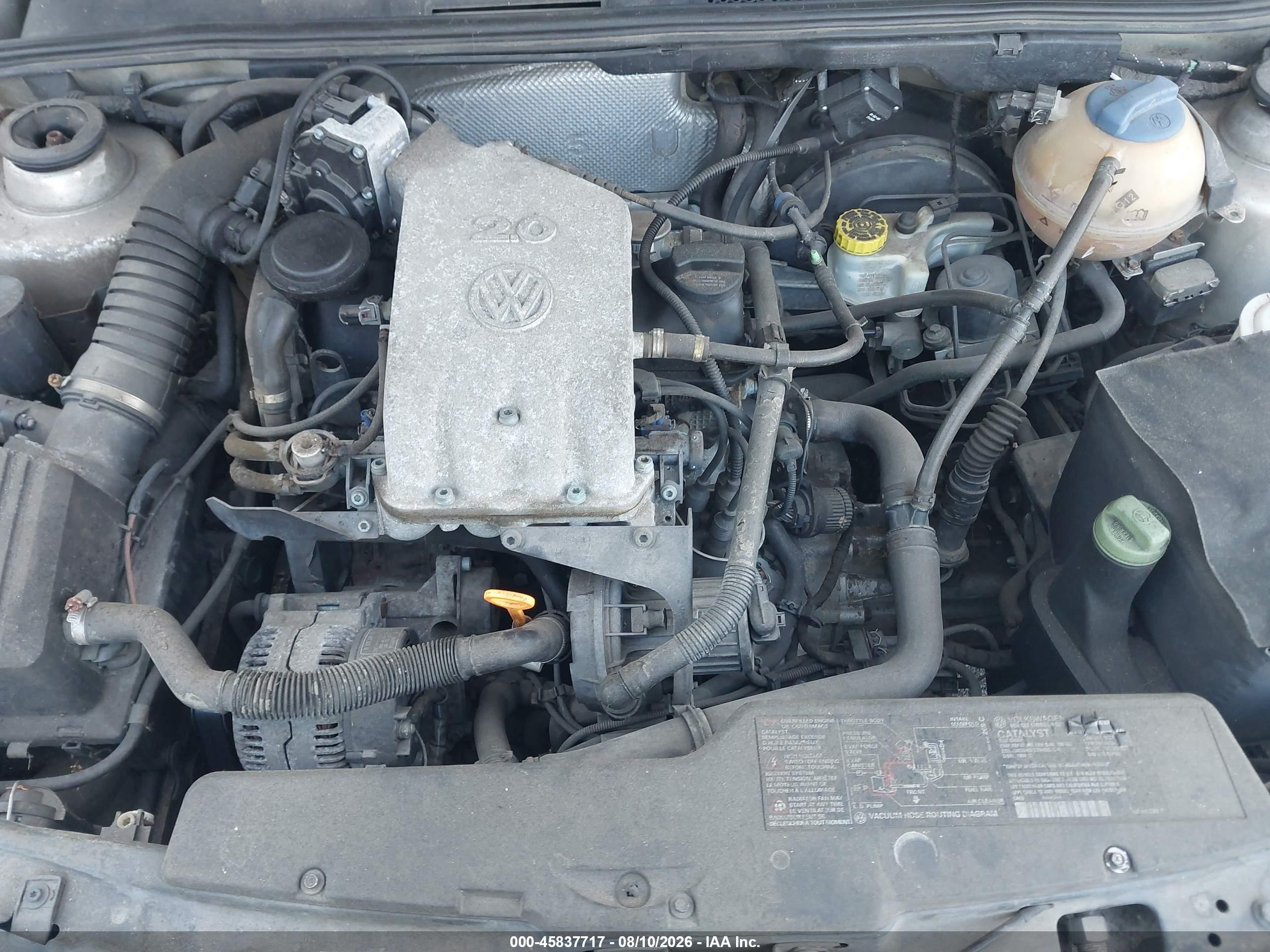 2001 Volkswagen Cabrio Glx Beige vin: 3VWDC21V1M805905 