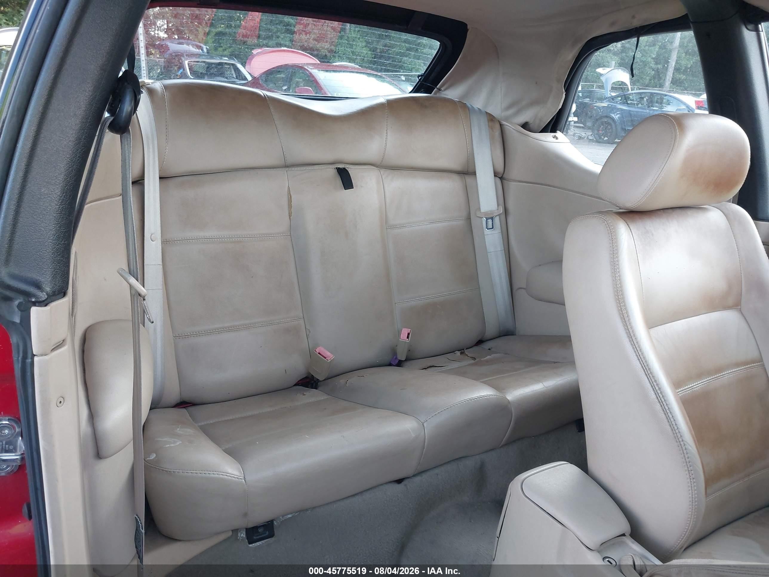 2001 Volkswagen Cabrio Glx Красный vin: 3VWDC21V21M807260